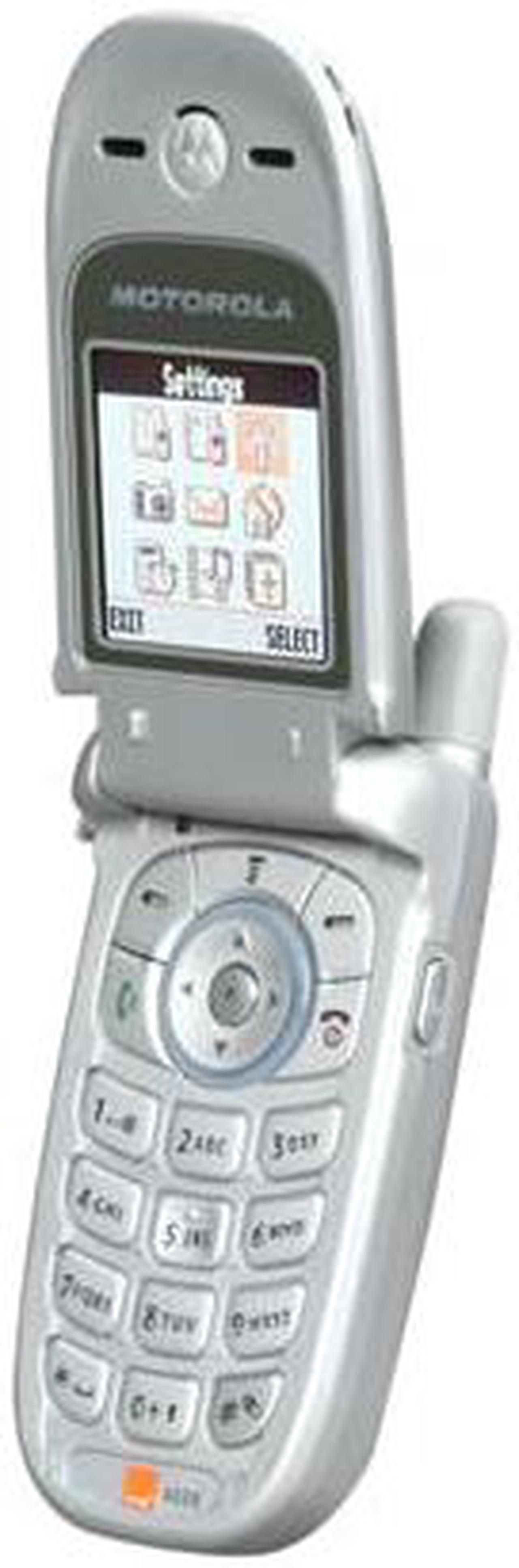 Alt view image 3 of 7 - Motorola V220 Unlocked GSM Flip Phone with MP3 Ringtone Support Silver - OEM