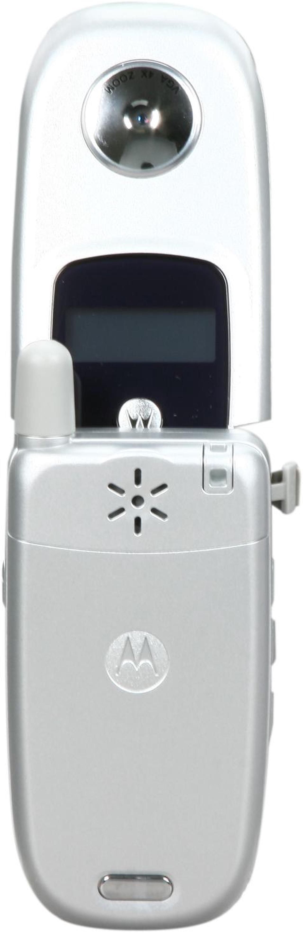 Alt view image 5 of 7 - Motorola V220 Unlocked GSM Flip Phone with MP3 Ringtone Support Silver - OEM