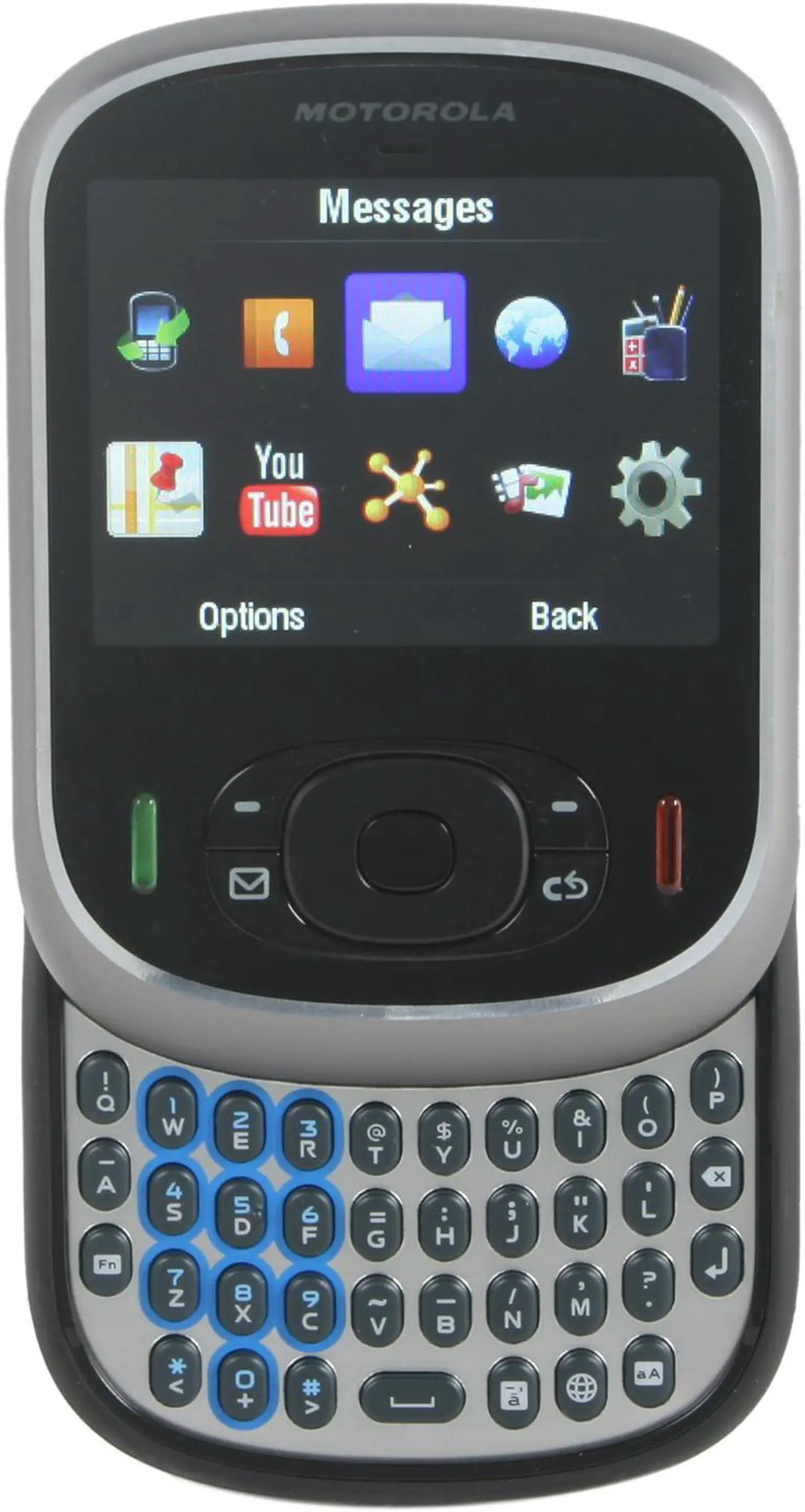 Main image of Motorola Karma QA1 Unlocked GSM Slider Phone with Full QWERTY Keyboard 2.5" Black/Gray