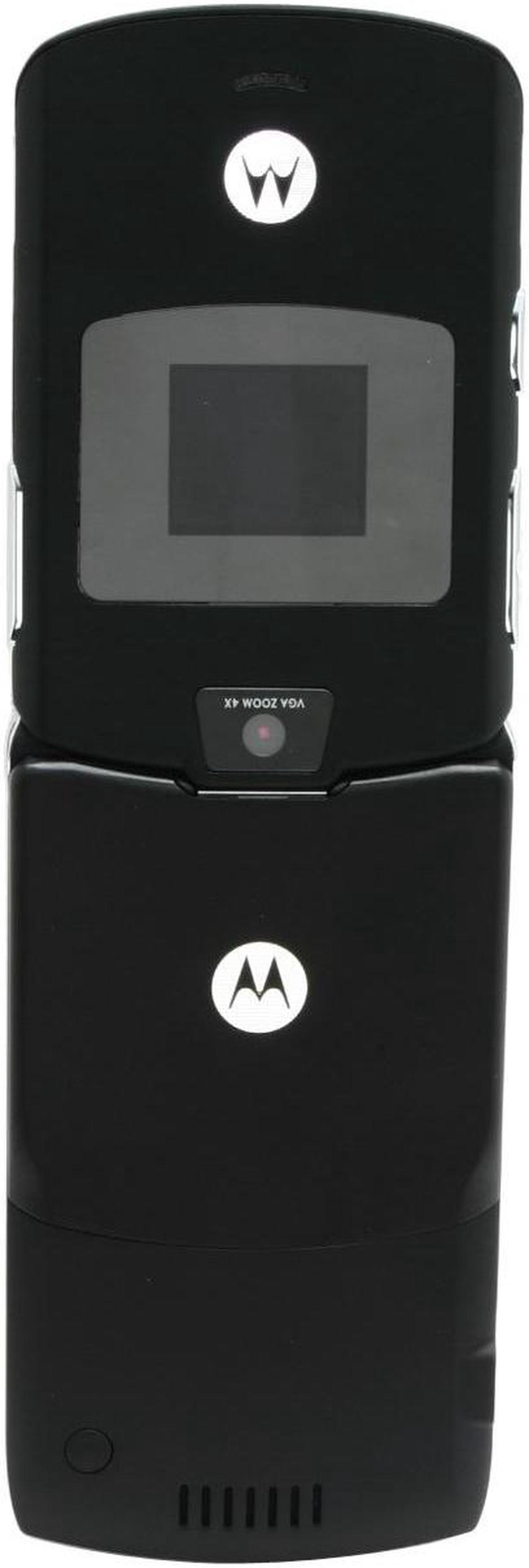 Alt view image 8 of 10 - Motorola RAZR Black Unlocked GSM Cell Phone with Stylish Design (V3) - OEM
