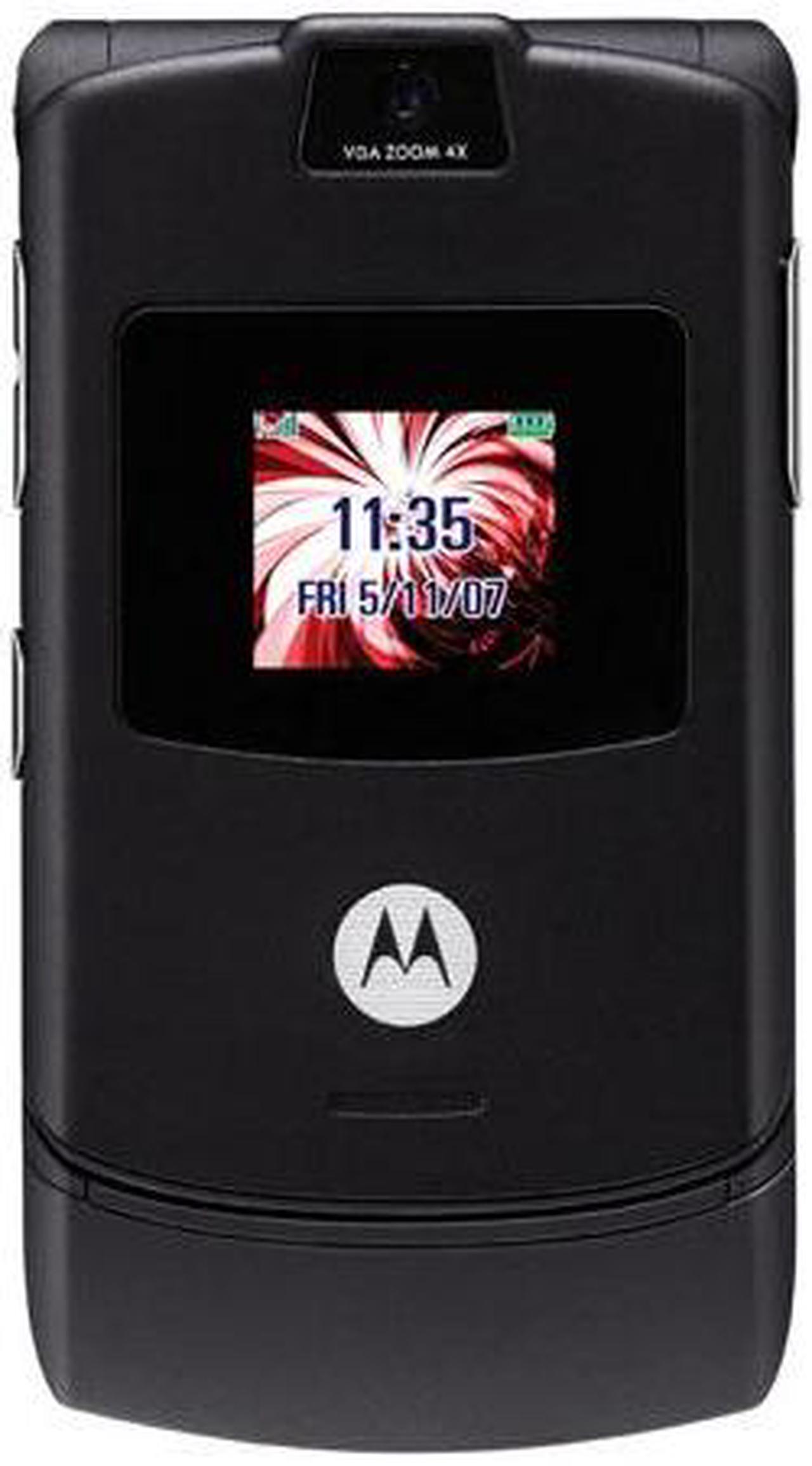 Main image of Motorola RAZR Black Unlocked GSM Cell Phone with Stylish Design (V3) - OEM