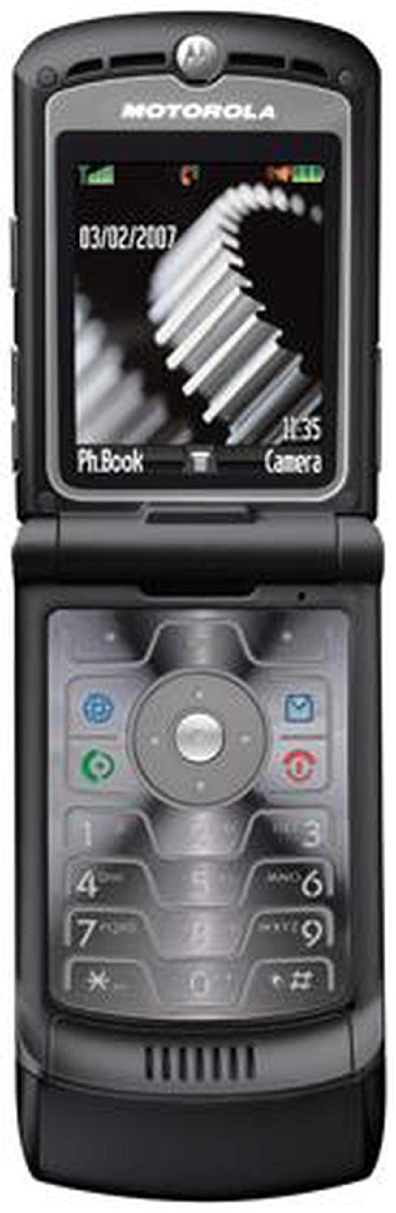 Alt view image 3 of 10 - Motorola RAZR Black Unlocked GSM Cell Phone with Stylish Design (V3) - OEM