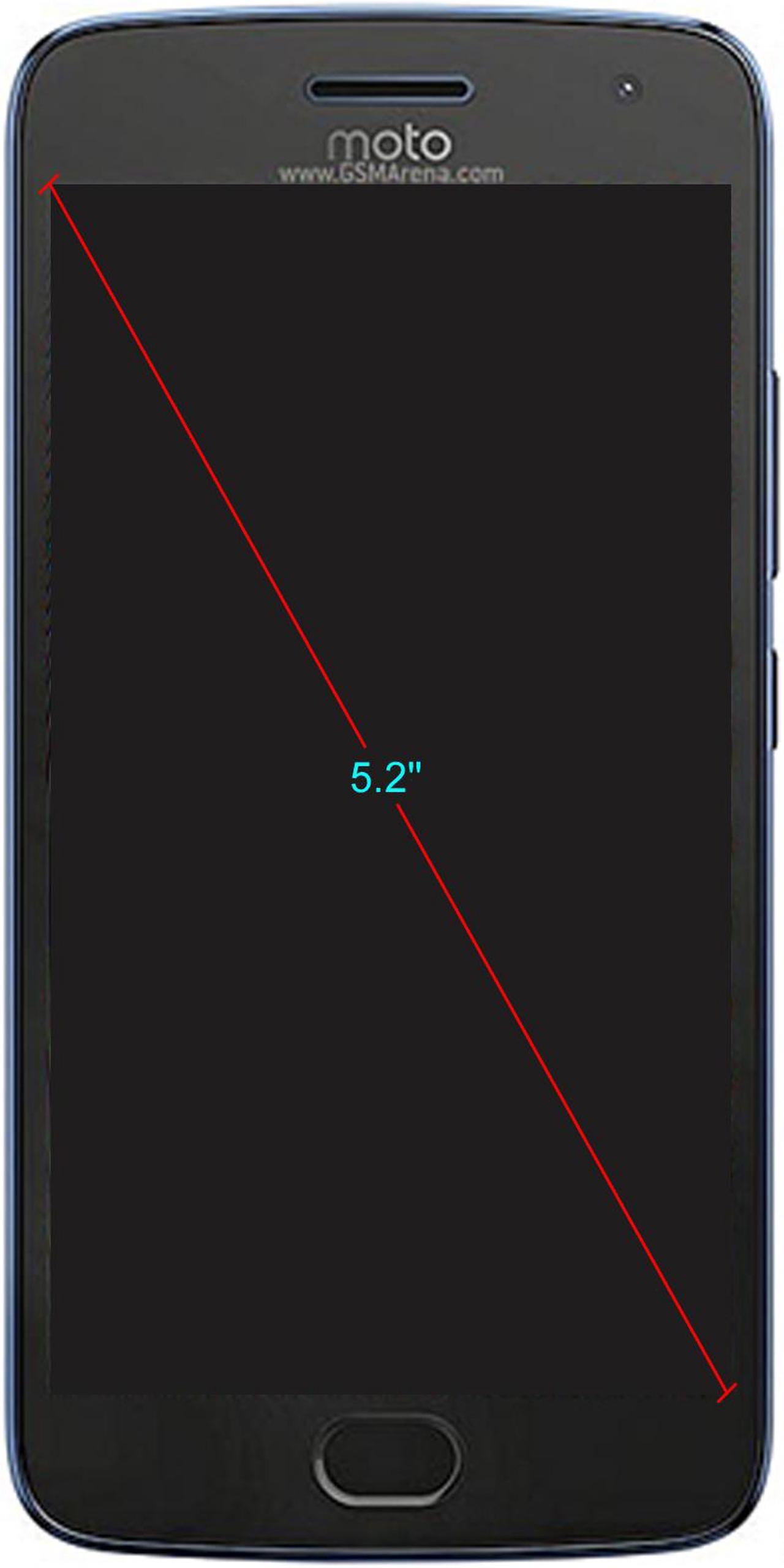 Alt view image 2 of 5 - Moto G5 Plus (5th Gen), 5.2 Inches, FHD IPS, 2GB RAM, 32 GB Storage, Unlocked Cell Phone, US Warranty, Lunar Grey (01110NARTL)