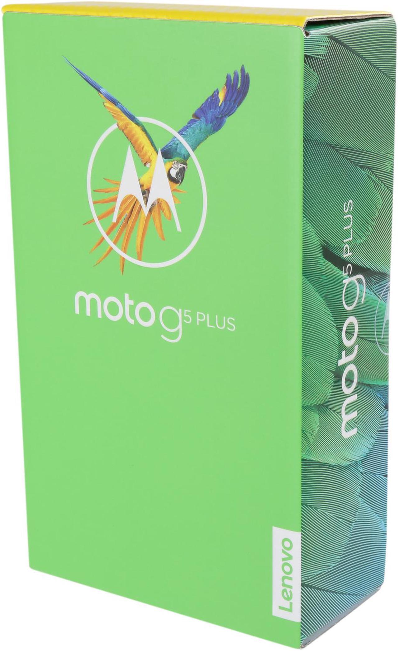 Alt view image 5 of 5 - Moto G5 Plus (5th Gen), 5.2 Inches, FHD IPS, 2GB RAM, 32 GB Storage, Unlocked Cell Phone, US Warranty, Lunar Grey (01110NARTL)