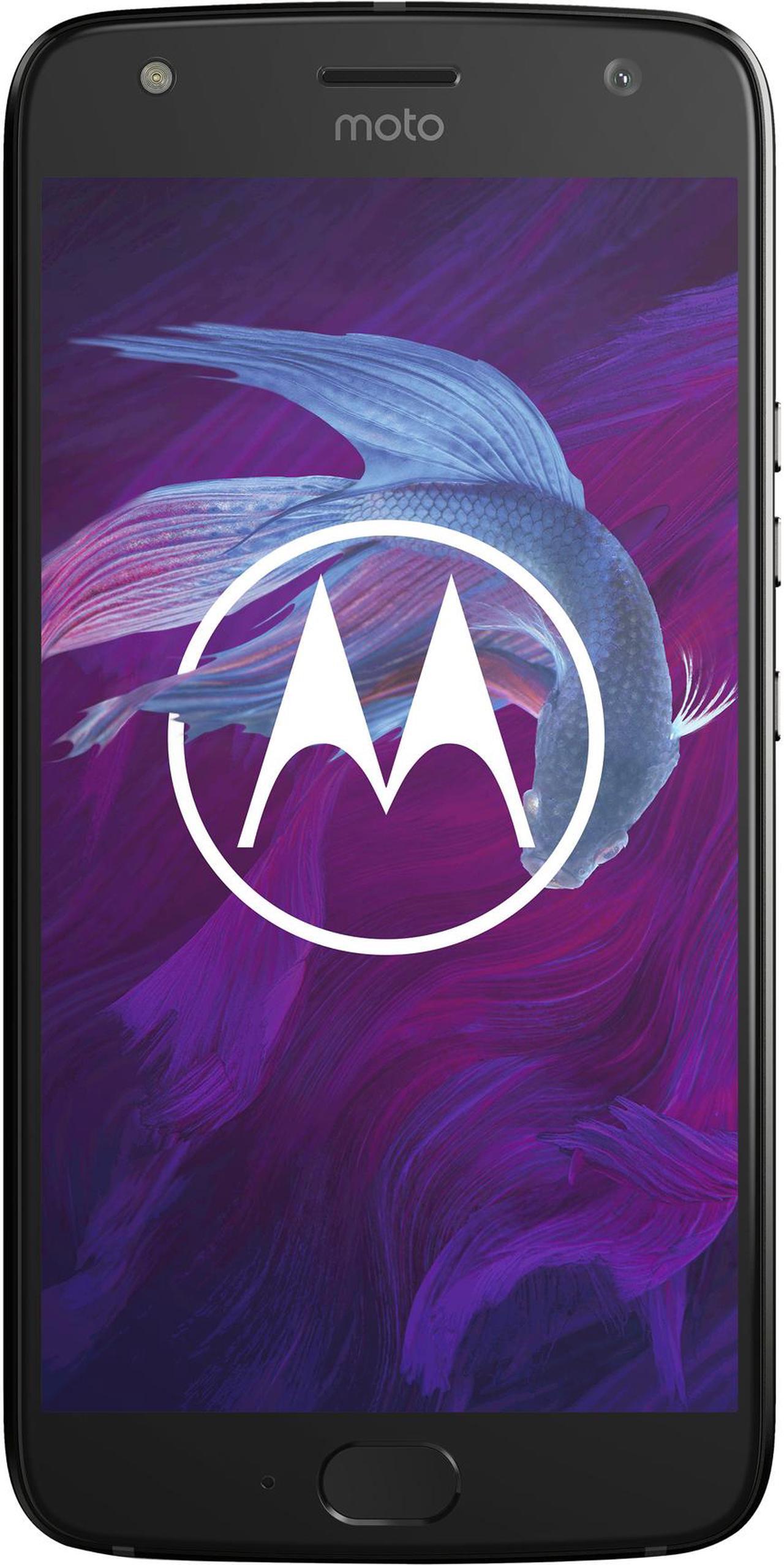 Main image of Moto X4 (4th Gen), 5.2 Inches, FHD LTPS, 3GB RAM, 32GB Storage, Dual Rear Camera, Unlocked Cell Phone, US Warranty, Super Black (PA8S0006US)