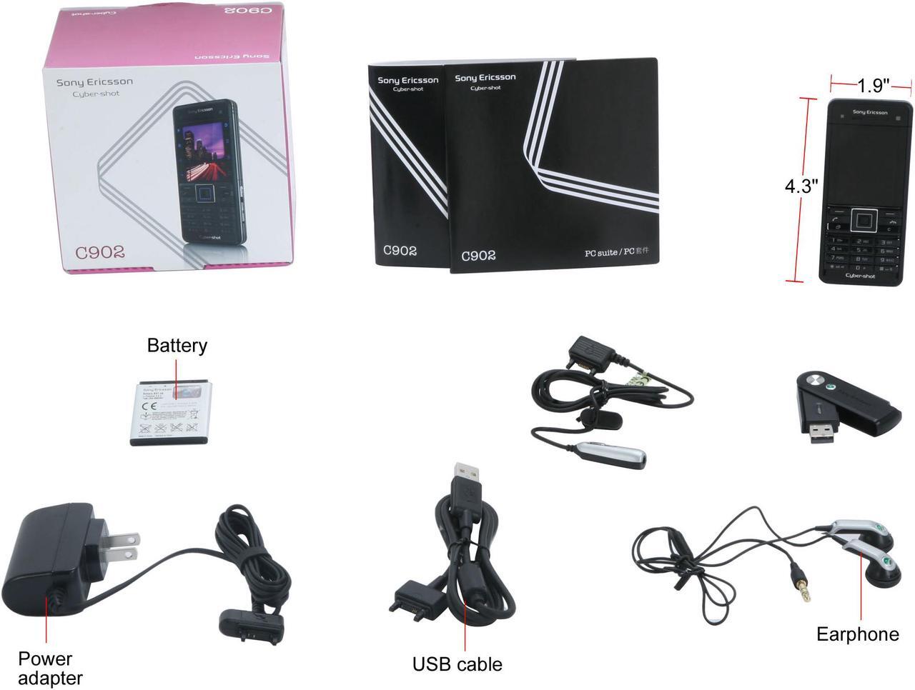 Alt view image 7 of 7 - Sony Ericsson C902 Black unlocked GSM Bar Phone with 5.0 MP Camera