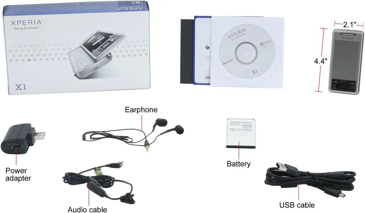Alt view image 10 of 10 - Sony Ericsson X1a Silver 3G Unlocked GSM Slider phones with 3.0" Touch Screen