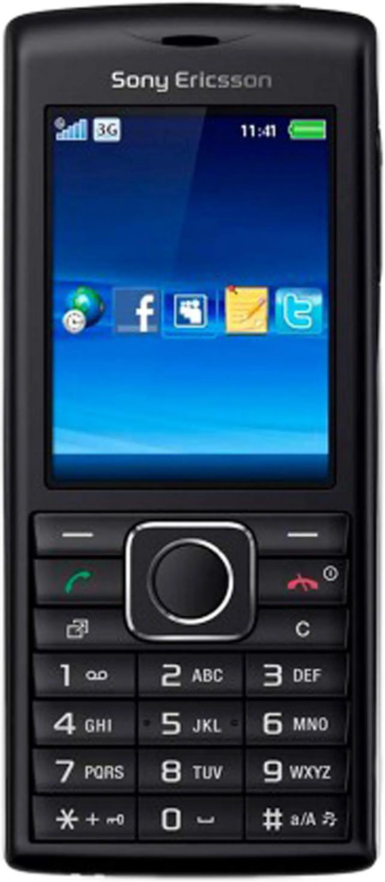 Main image of Sony Ericsson Cedar Black / Red Unlocked GSM Bar Phone with 2MP Camera / Bluetooth (J108a)