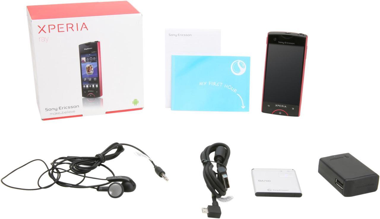 Alt view image 7 of 7 - Sony Ericsson Xperia ray Pink 3G Unlocked GSM Android Smart Phone w/ Android OS 2.3 / 3.3" Touch Screen / 8.1MP Camera (ST18a)