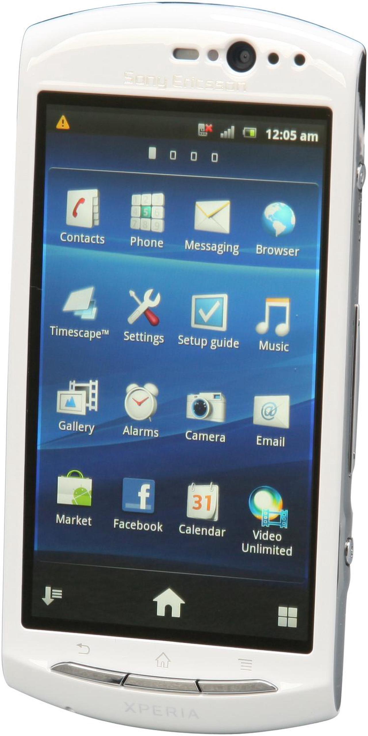 Main image of Sony Ericsson Xperia neo V White 3G Unlocked GSM Android Phone w/ Android OS 2.3 / Wi-Fi / 3.7" Touchscreen / 5.0 MP Camera