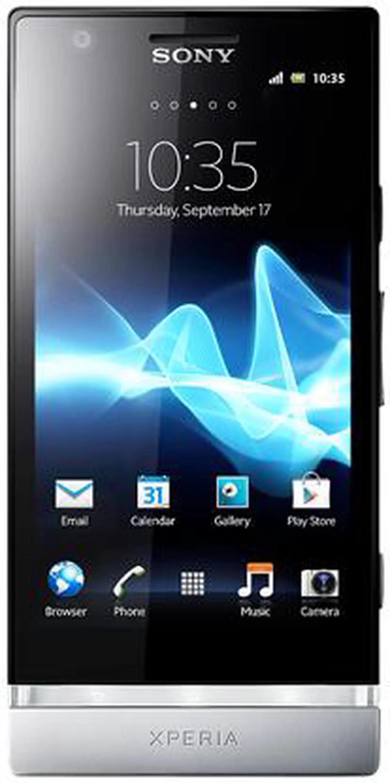 Main image of Sony Xperia P Unlocked Android GSM Smart Phone with Sony WhiteMagic Technology / 4" Screen 4.0" Silver