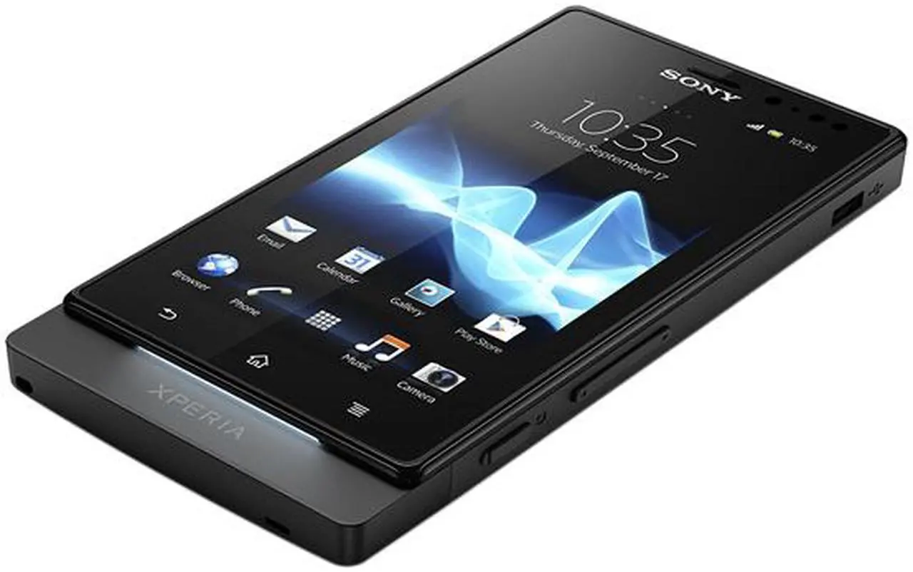Alt view image 3 of 5 - Sony Xperia Sola Unlocked GSM Android Smart Phone w/ Dual Core / NFC / Micro SIM / 5MP 3.7" Black