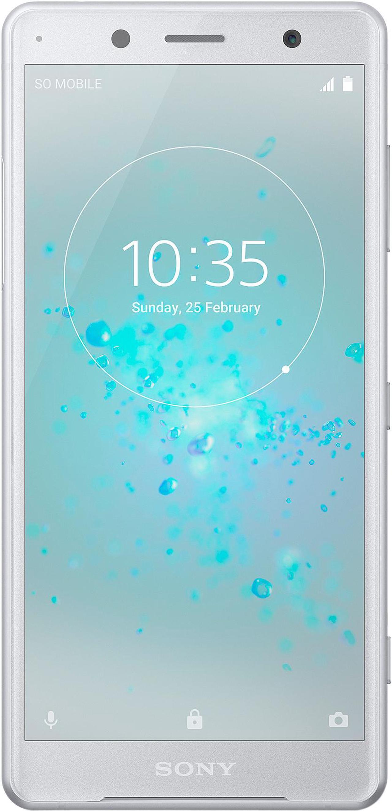Main image of Sony Xperia XZ2 Compact (H8314) 4G LTE Unlocked Cell Phone (US Warranty) 5" White Silver 4GB RAM