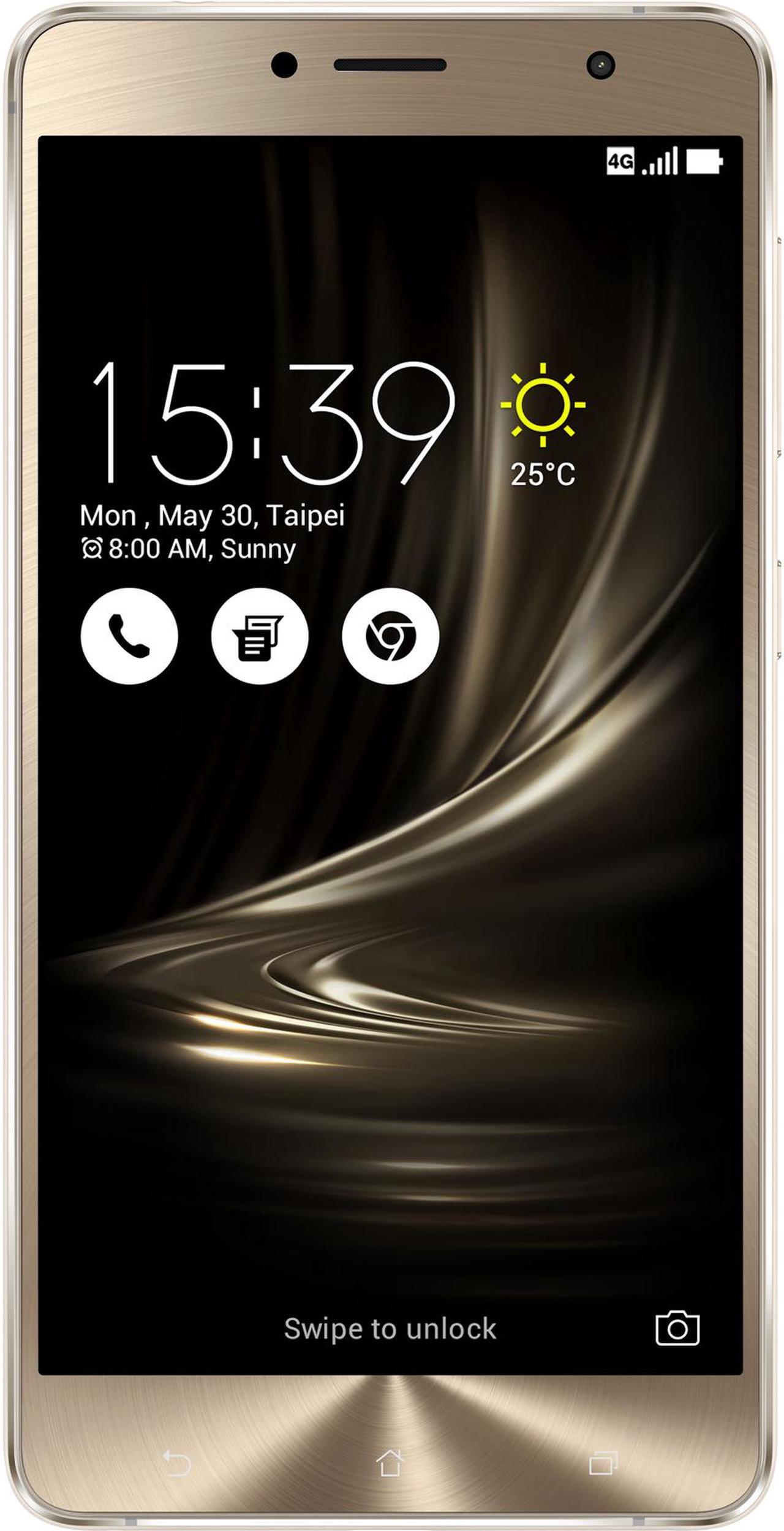 Main image of Asus ZenFone 3 Deluxe 4G LTE Unlocked Cell Phone 5.5" Glacier Silver 4GB RAM