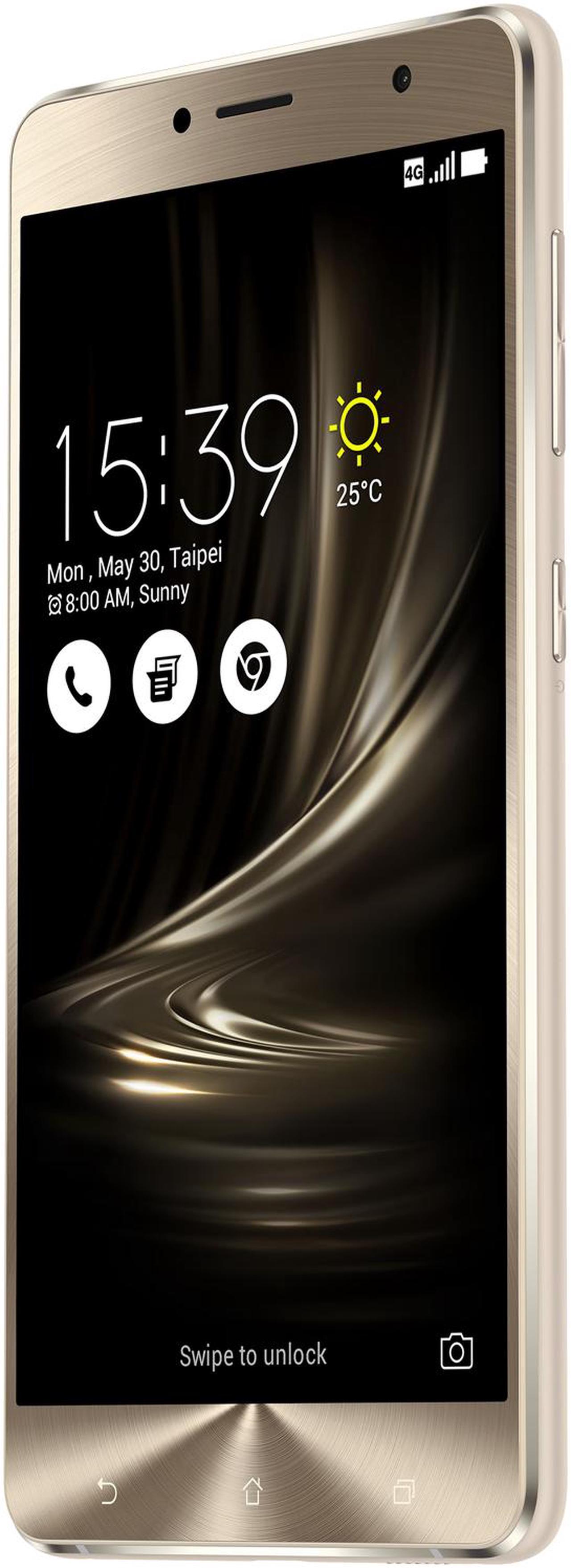 Alt view image 2 of 14 - Asus ZenFone 3 Deluxe 4G LTE Unlocked Cell Phone 5.5" Glacier Silver 4GB RAM