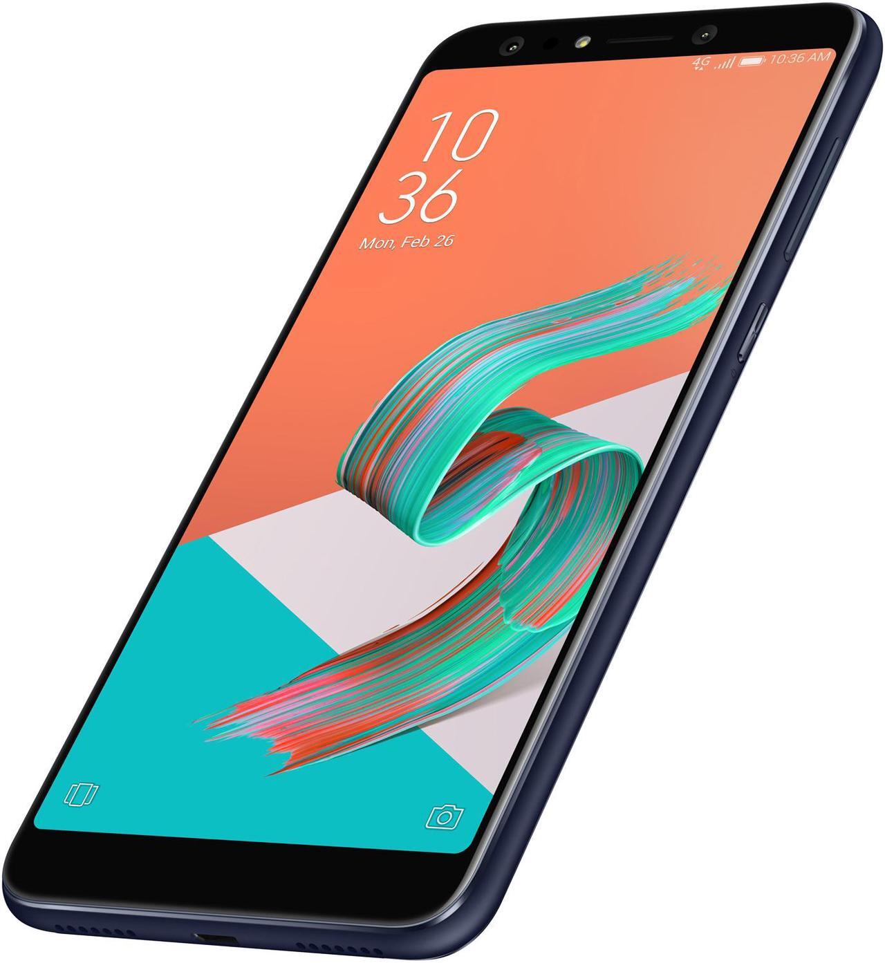 Alt view image 3 of 14 - Asus Zenfone 5Q ZC600KL 4G LTE Unlocked Cell Phone 6" Black 4GB RAM