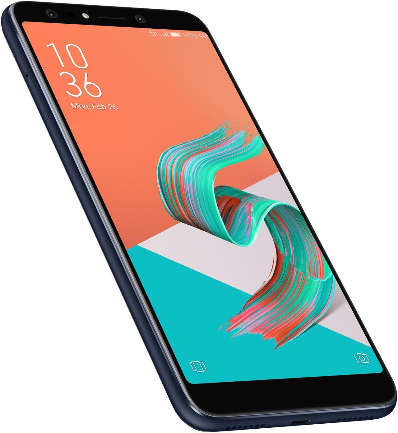 Alt view image 4 of 14 - Asus Zenfone 5Q ZC600KL 4G LTE Unlocked Cell Phone 6" Black 4GB RAM