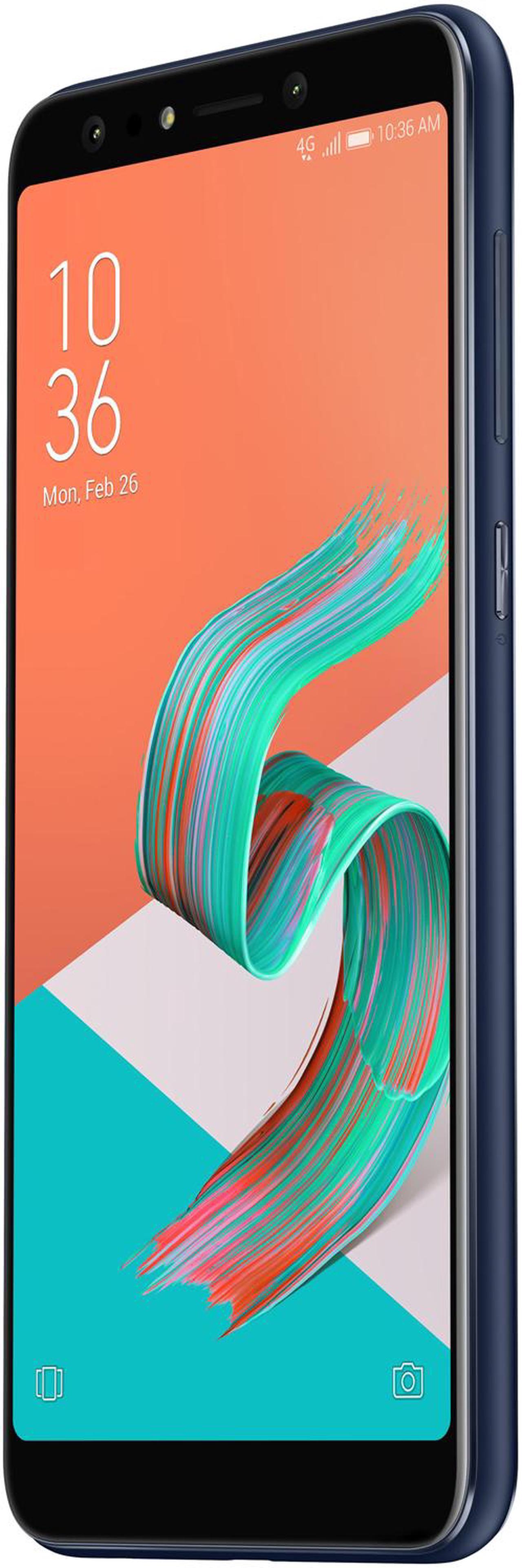 Alt view image 2 of 14 - Asus Zenfone 5Q ZC600KL 4G LTE Unlocked Cell Phone 6" Black 4GB RAM