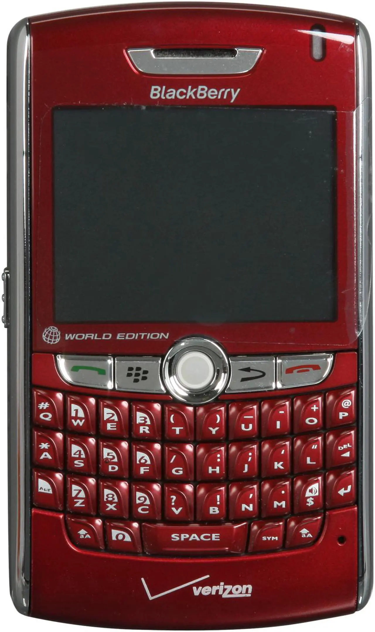 Main image of BlackBerry 8830 World Edition Red Unlocked Cell Phone