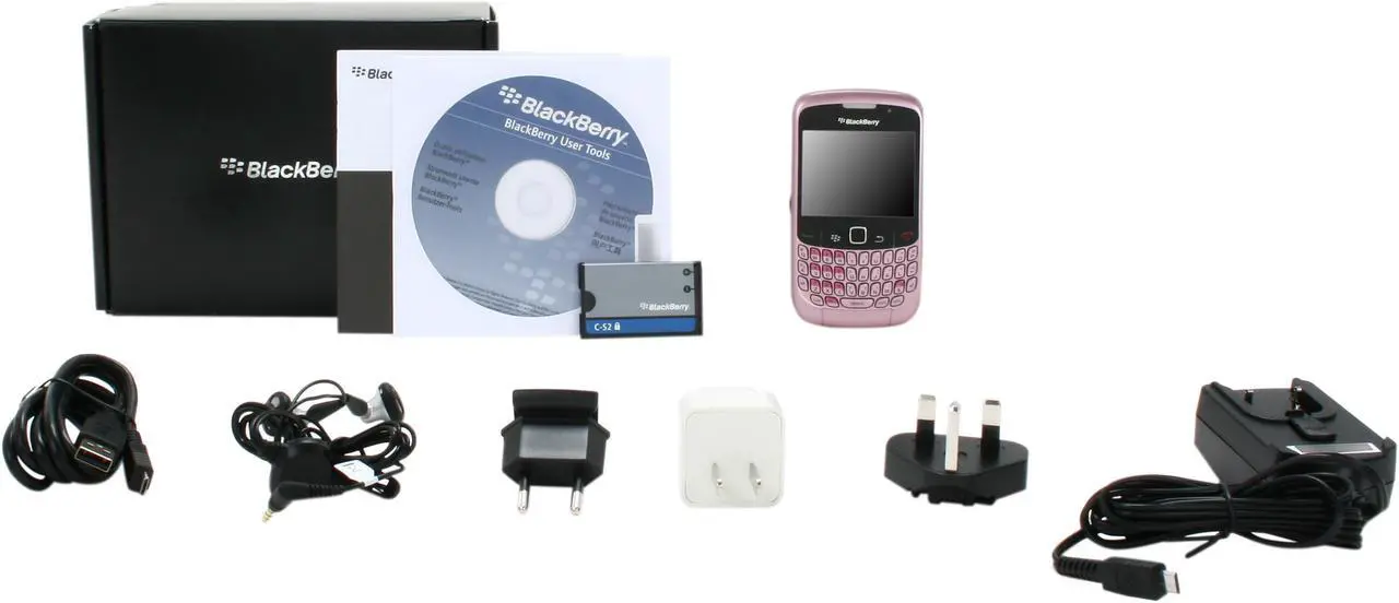 Alt view image 7 of 7 - BlackBerry Curve 8520 2G Unlocked GSM Bar Phone with Full Qwerty Keyboard 2.46" Pink