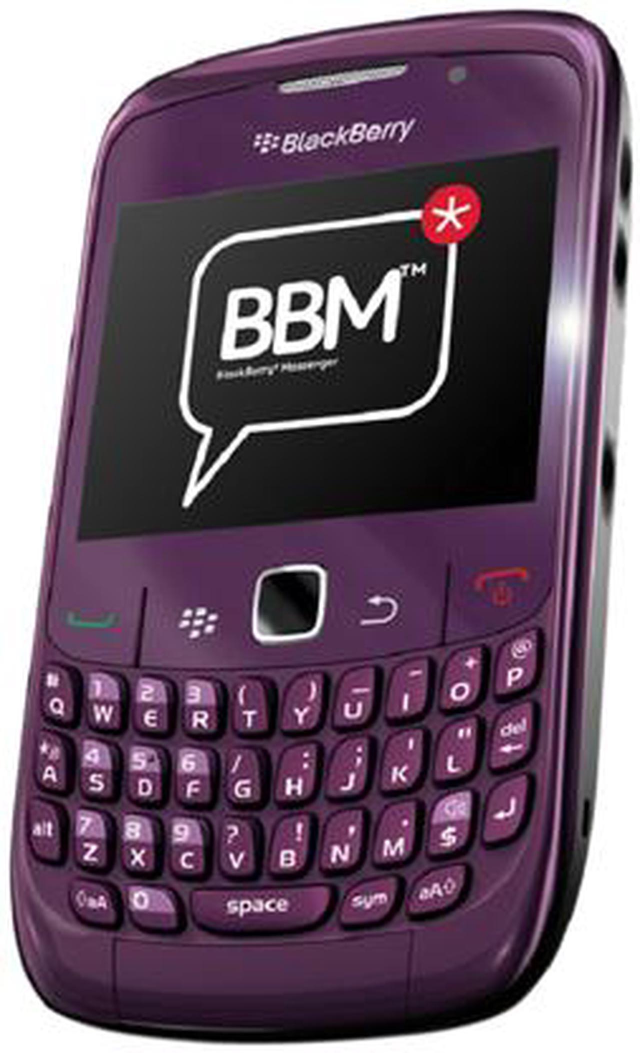 Alt view image 2 of 2 - BlackBerry Curve 8520 2G Unlocked GSM Keyboard + Trackpad Phone Certified Refurbished 2.46" Purple