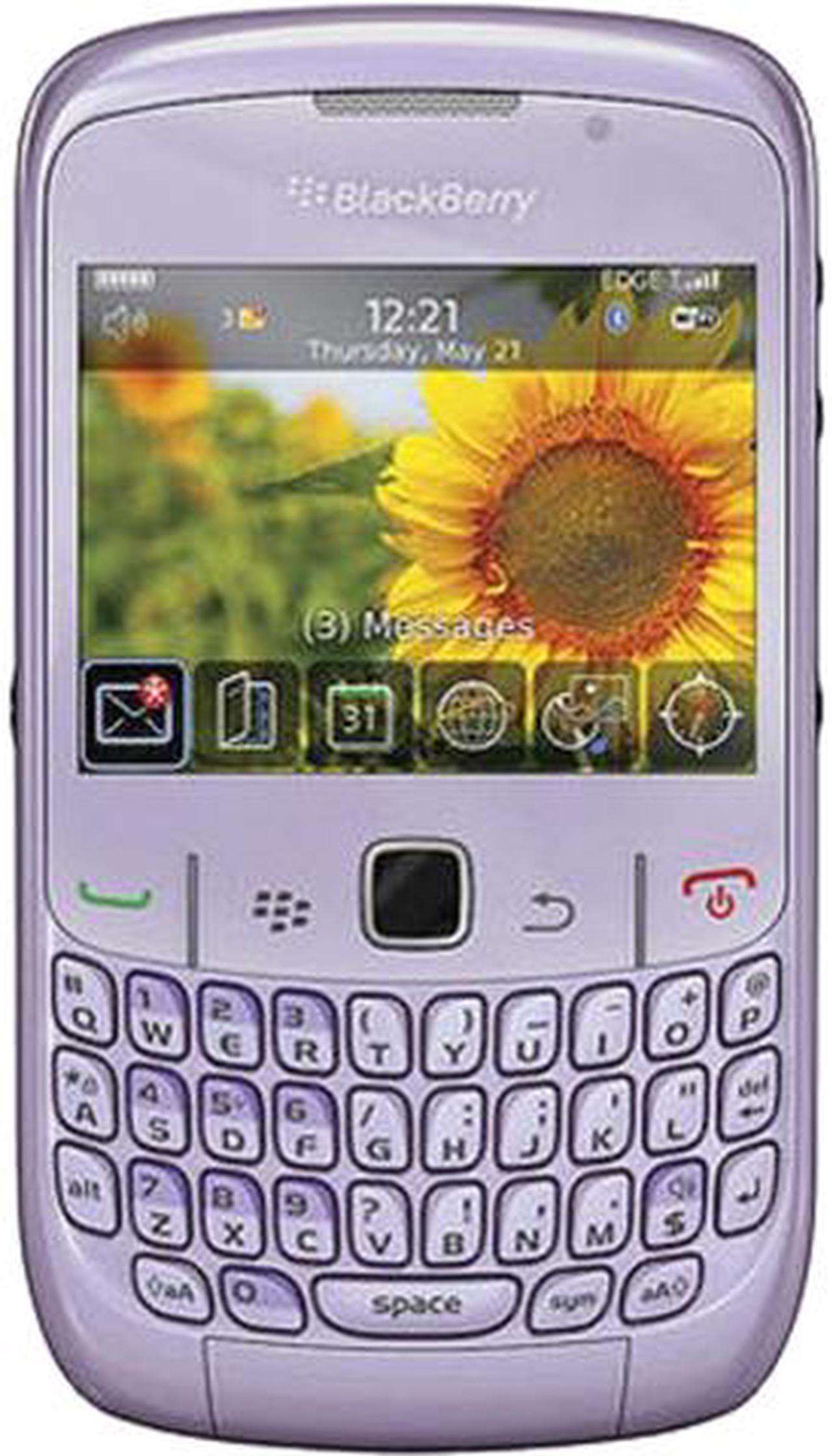 Main image of BlackBerry Curve 8520 2G Unlocked GSM OS 5.0 Cell Phone 2.46" Lavender