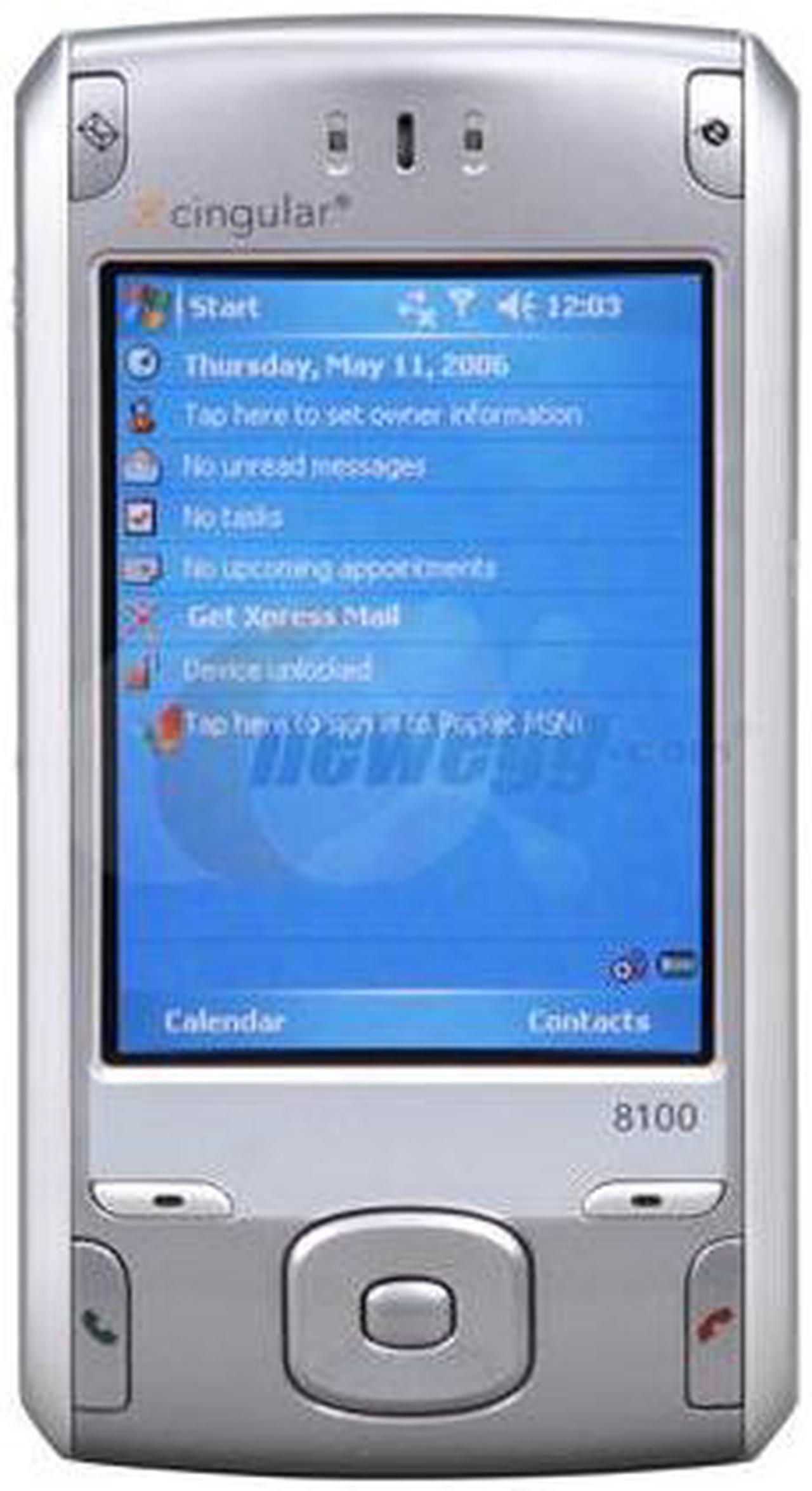Main image of HTC 8100 Silver Unlocked GSM Slider Phone with Full QWERTY Keyboard