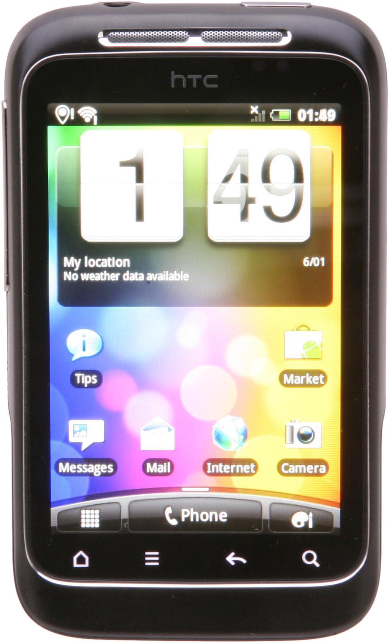 Main image of HTC Wildfire S GSM Unlocked Android Smart Phone w/ 3.2" Touch Screen / 5MP Camera / Wi-Fi / GPS / Bluetooth (A510e)3.2" Black