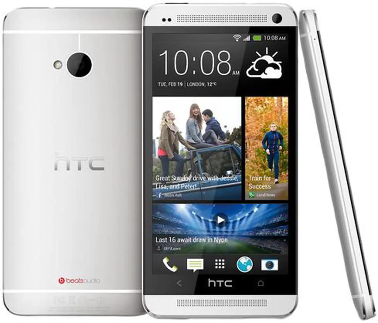 Alt view image 6 of 6 - HTC ONE 3G Version Silver 3G Quad-Core 1.7GHz 32GB Unlocked GSM Cell Phone