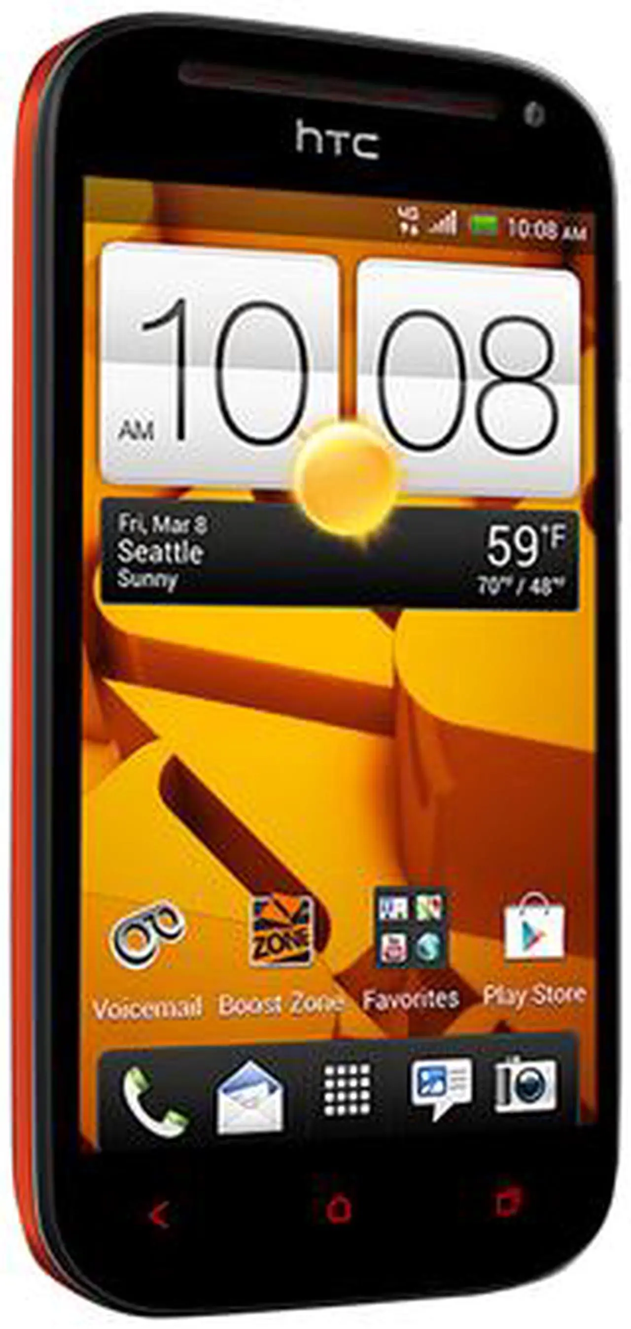 Alt view image 3 of 5 - HTC One SV Boost Mobile LTE Dual-Core 1.2GHz Cell Phone
