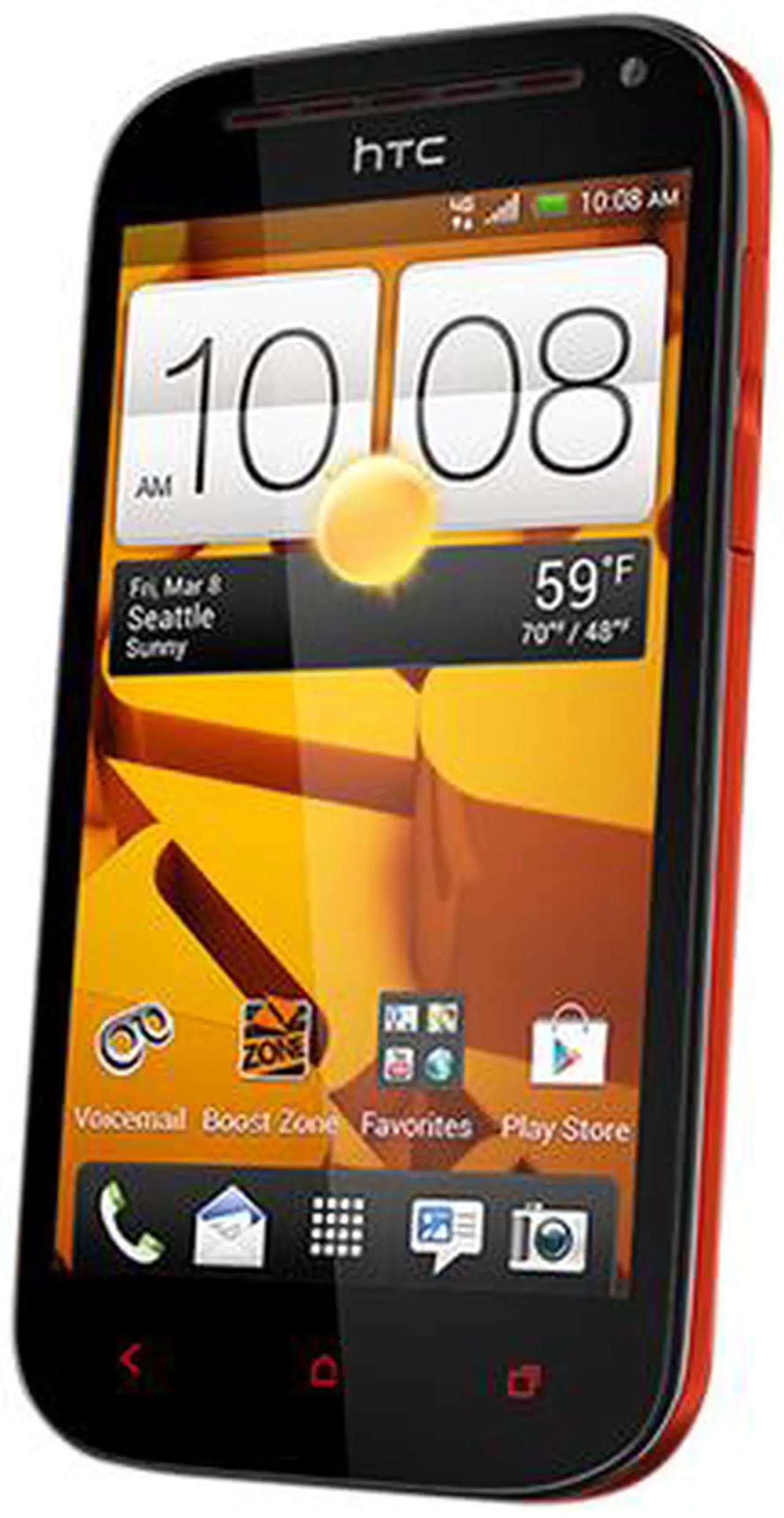 Alt view image 2 of 5 - HTC One SV Boost Mobile LTE Dual-Core 1.2GHz Cell Phone