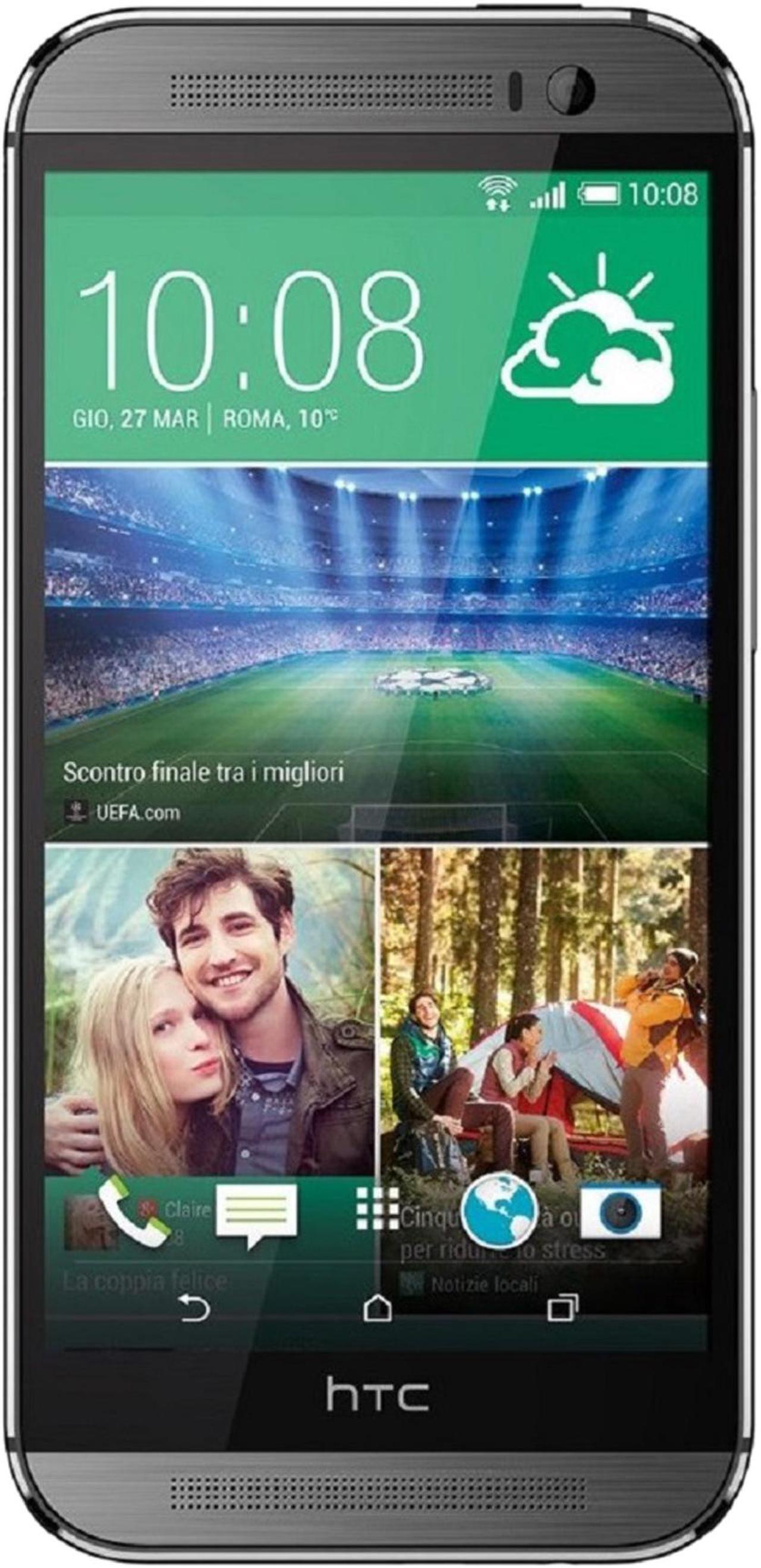 Main image of HTC One M8 6525L 4G LTE Verizon/GSM Unlocked Dual-Camera 4G LTE Smartphone 5" Grey 2GB RAM