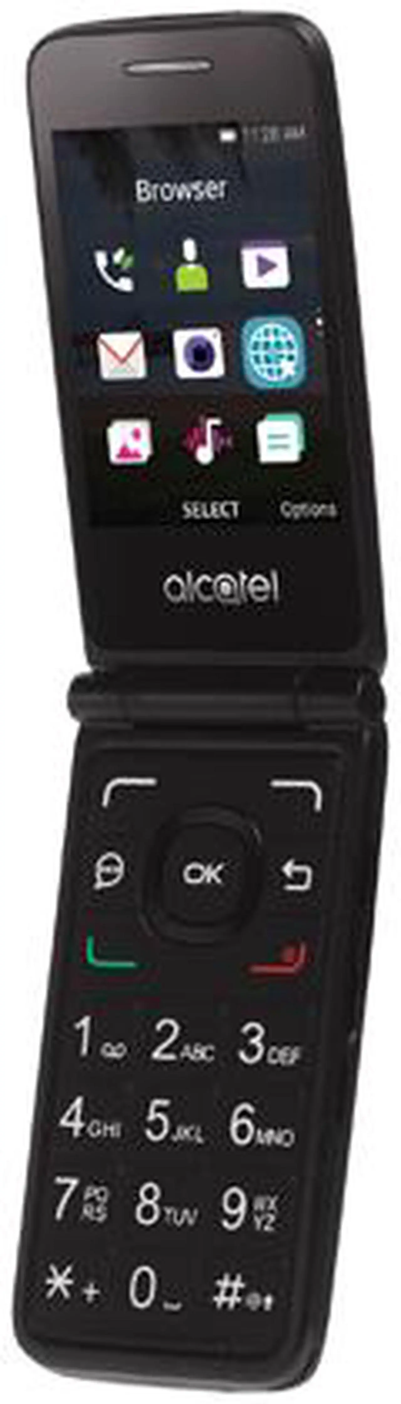 Alt view image 3 of 7 - Alcatel A405 Net10 Prepaid Cell Phone
