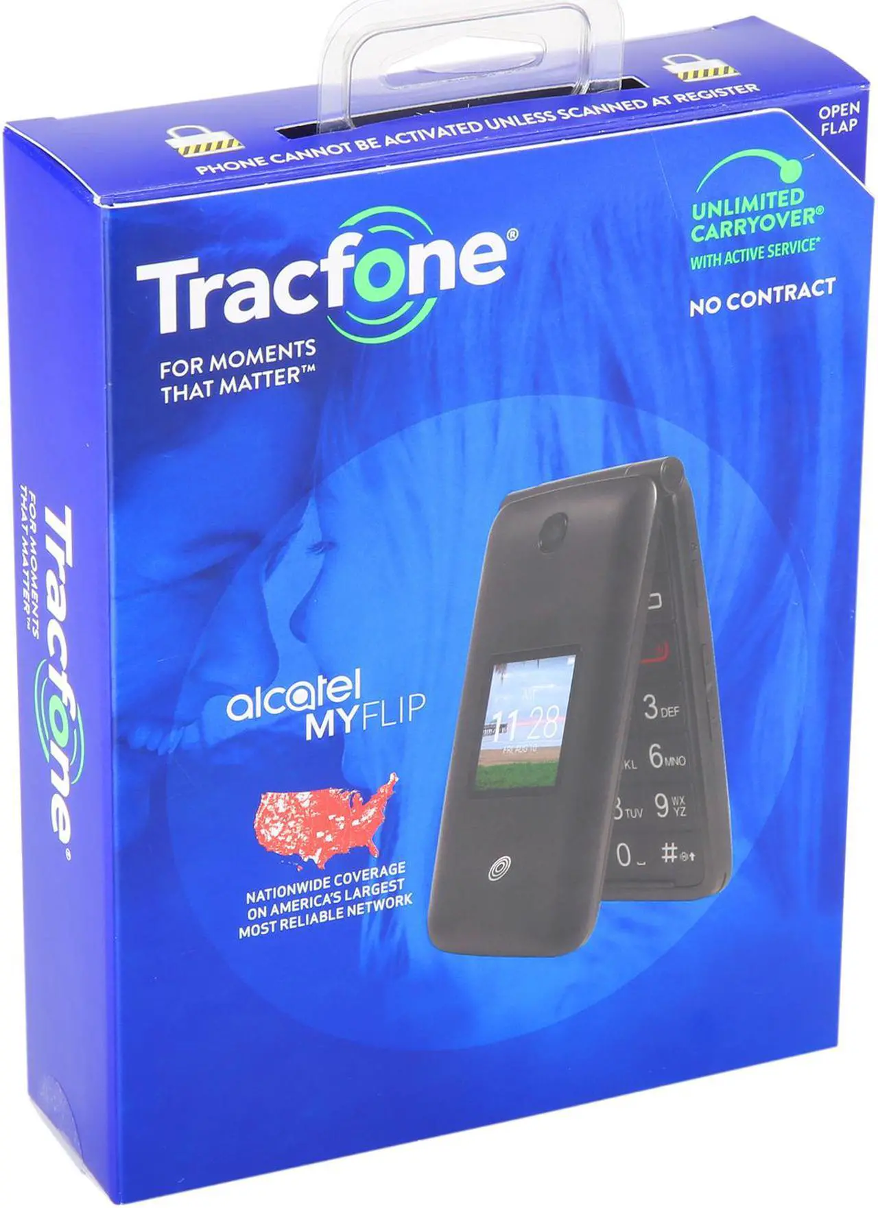 Alt view image 7 of 7 - Alcatel A405 TracFone Prepaid Cell Phone