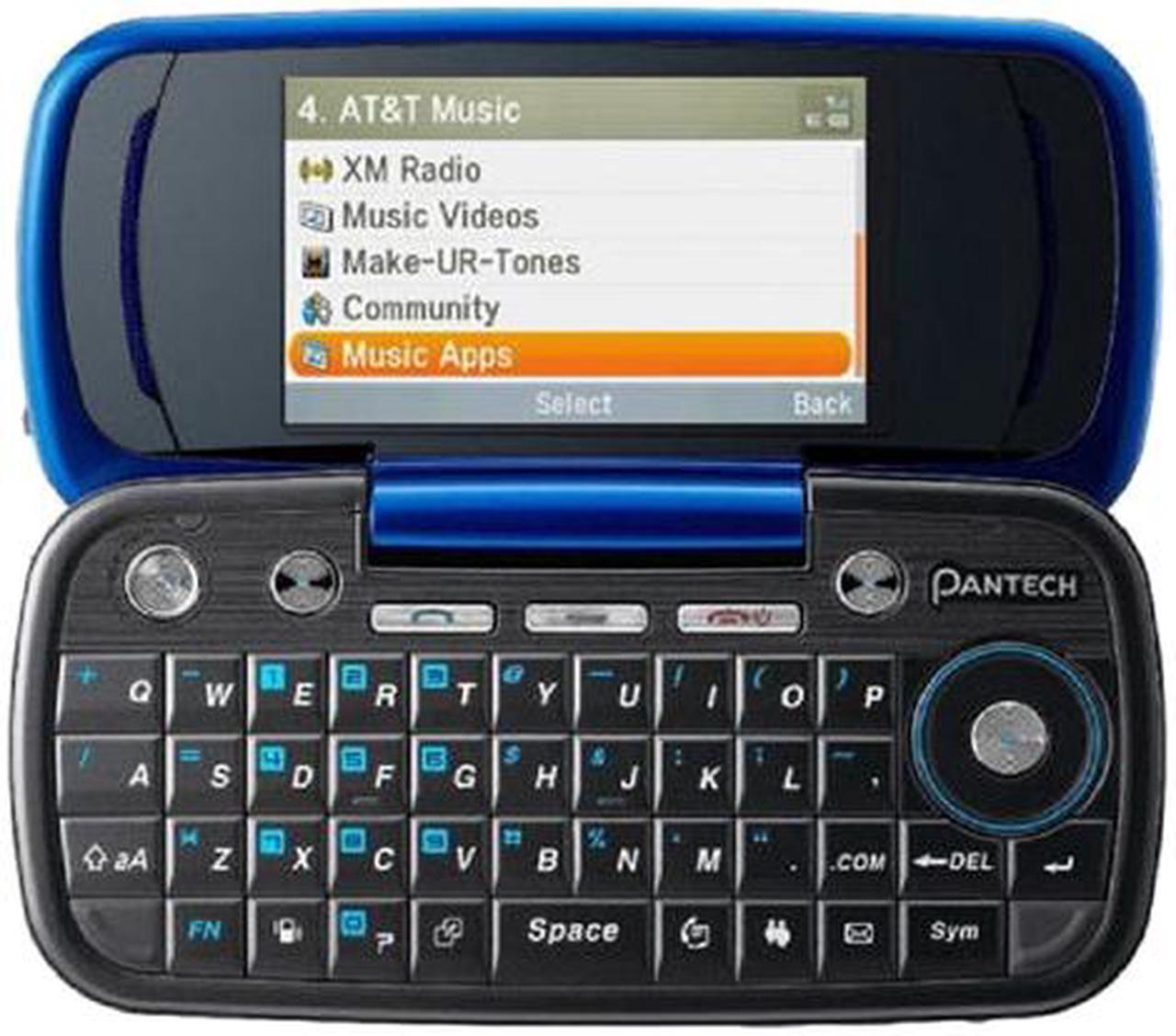 Alt view image 2 of 2 - PANTECH Impact P7000 Slider Touch Screen QWERTY Keyboard GPS Camera Bluetooth Unlocked GSM Cellphone 2.6" Blue
