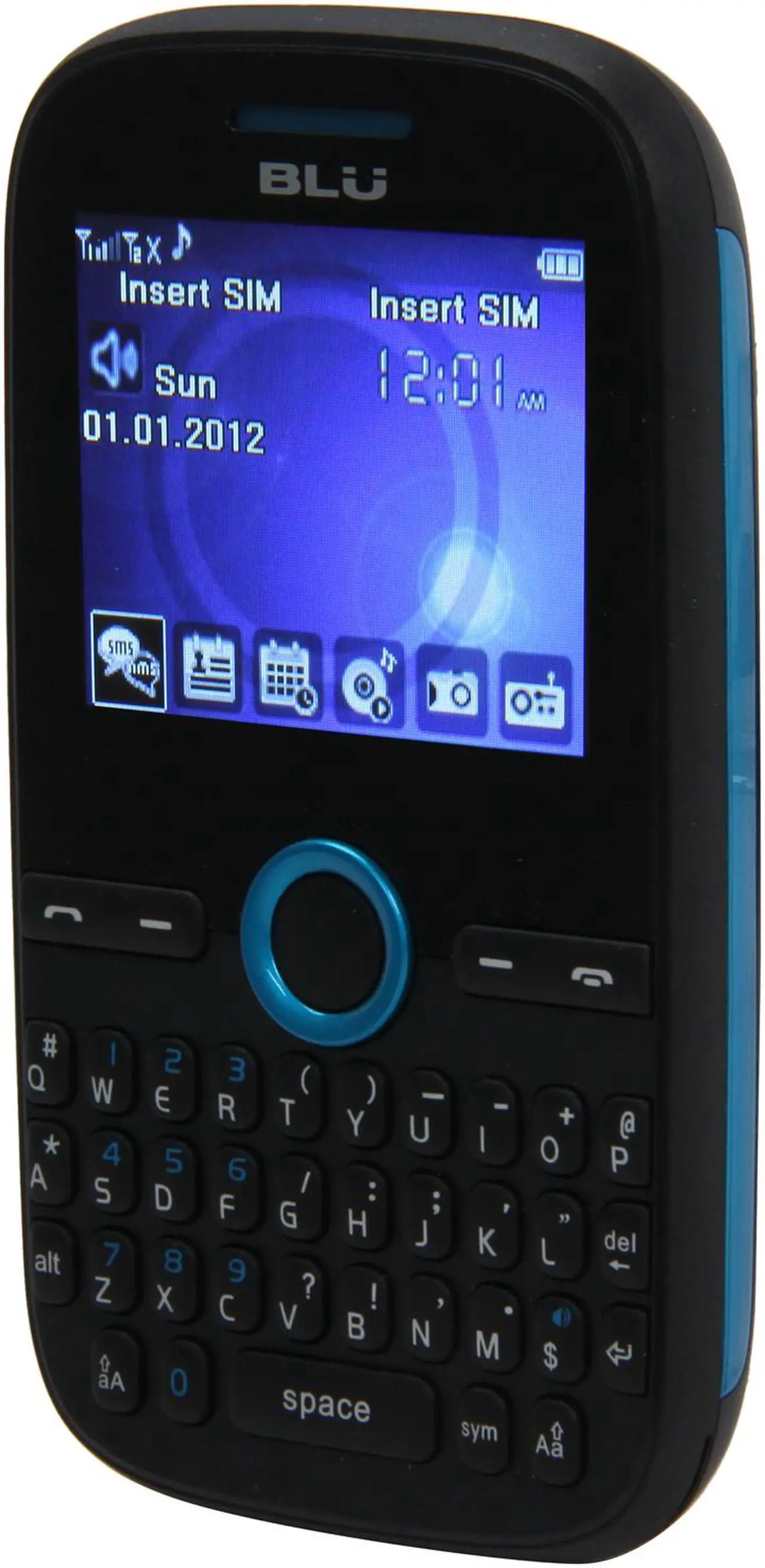 Alt view image 2 of 8 - Blu Deco Mini Unlocked Dual SIM Cell Phone 2.0" Blue