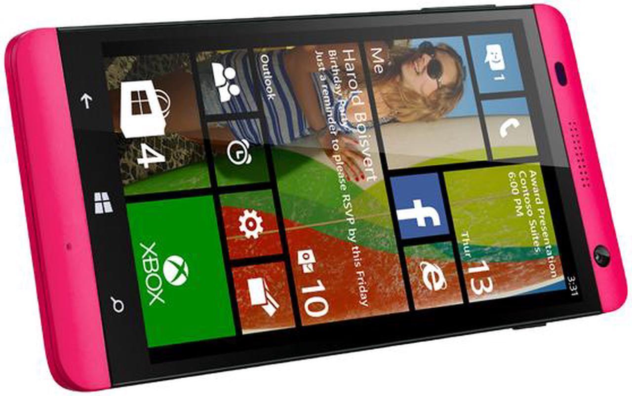 Alt view image 3 of 3 - Blu Windows HD W510u 3G Unlocked GSM Windows 8.1 Cell Phone 5" Pink 1GB RAM