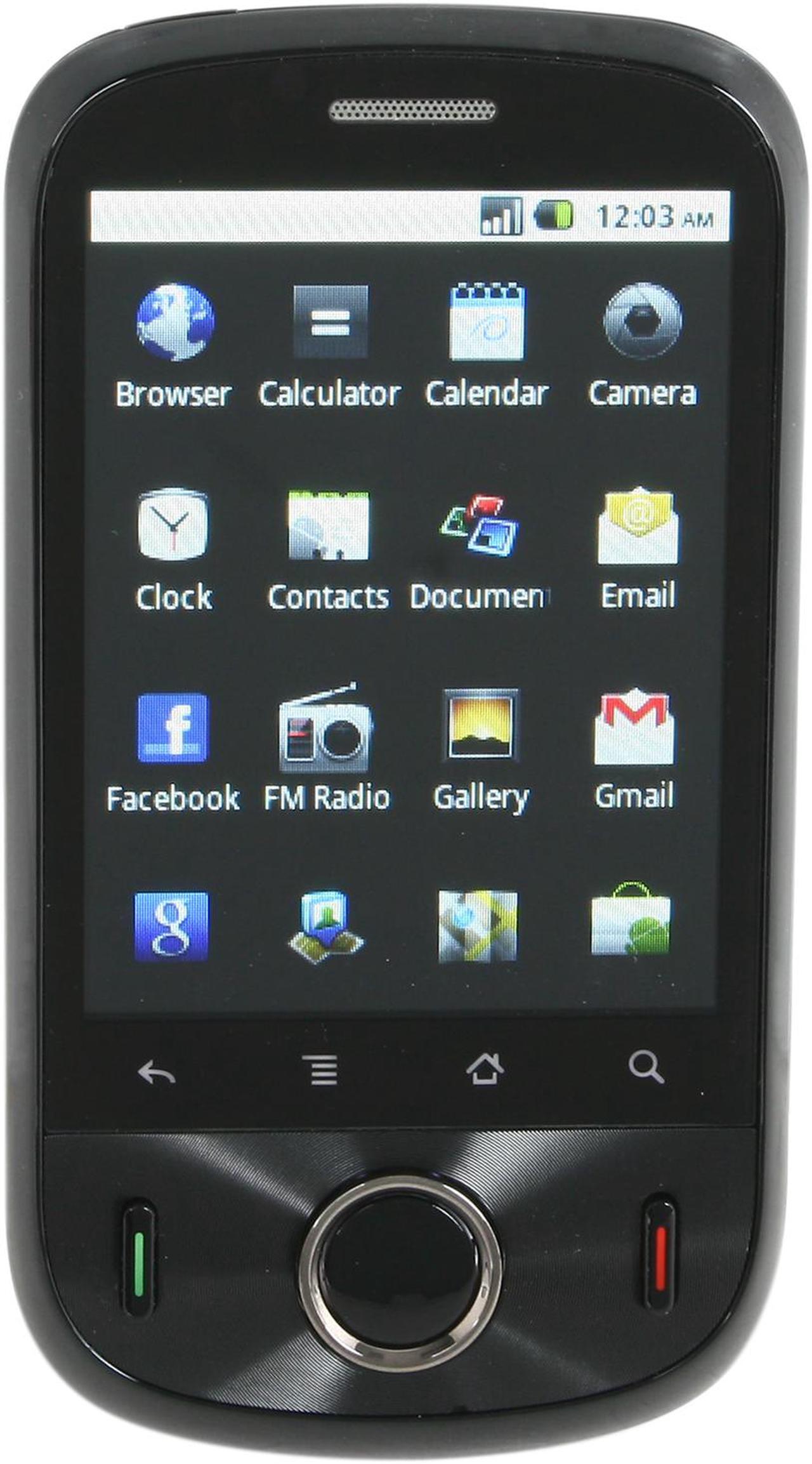 Main image of Huawei IDEOS Black Unlocked Cell Phone w/ GPS / Wi-Fi / Android OS (U8150)
