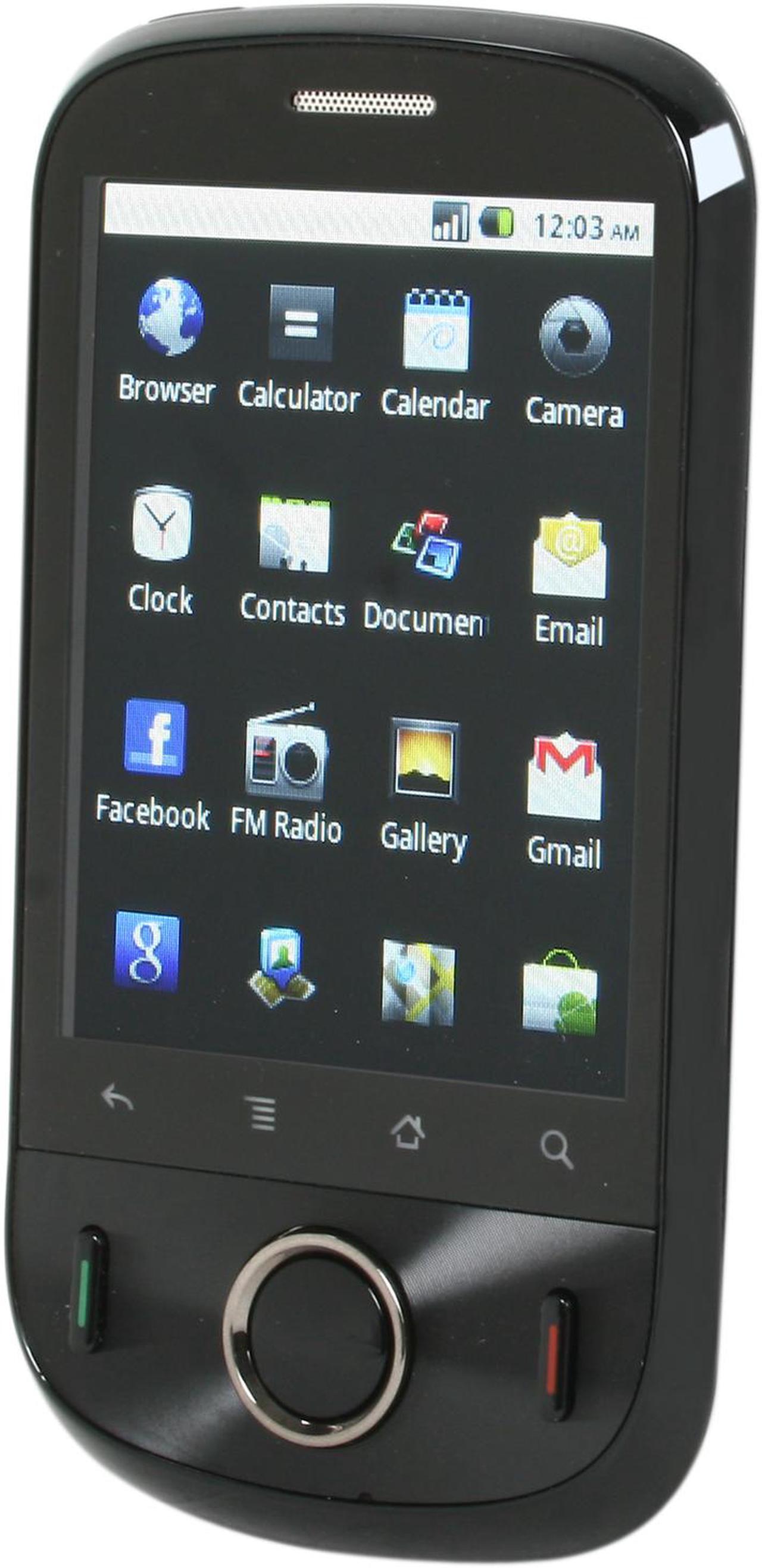 Alt view image 2 of 8 - Huawei IDEOS Black Unlocked Cell Phone w/ GPS / Wi-Fi / Android OS (U8150)