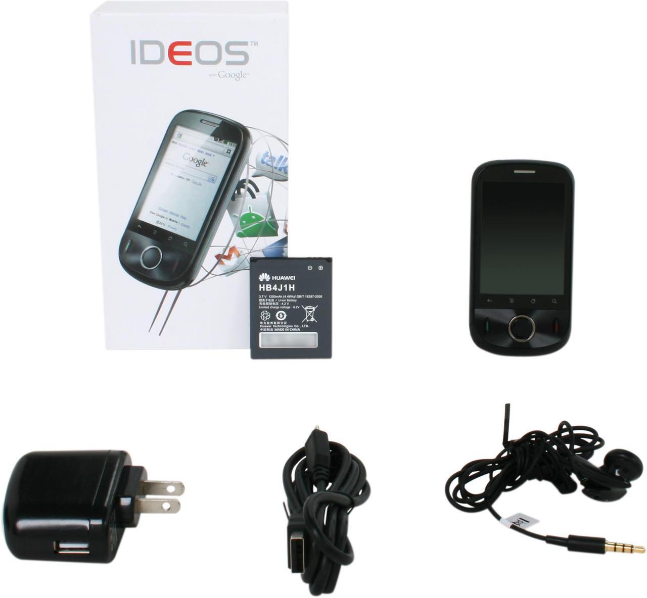 Alt view image 8 of 8 - Huawei IDEOS Black Unlocked Cell Phone w/ GPS / Wi-Fi / Android OS (U8150)