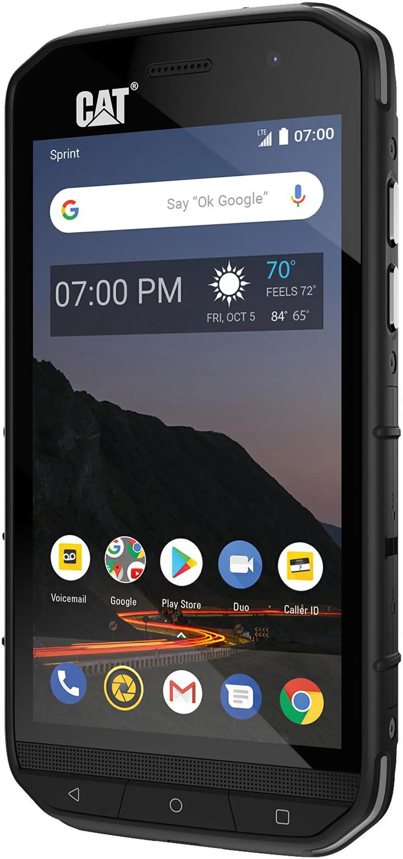 Alt view image 2 of 7 - CAT S48c 4G LTE Cell Phone 5" Black 4GB RAM