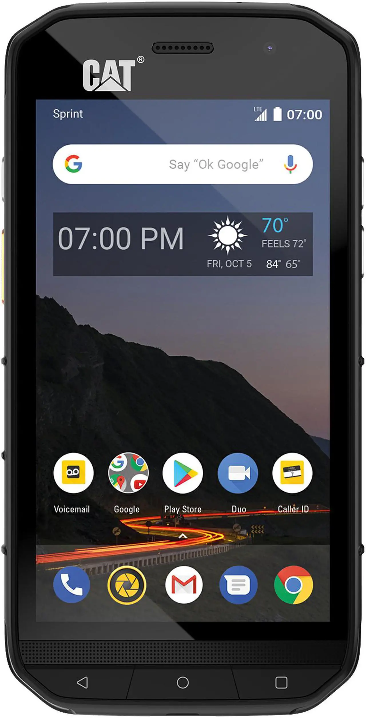 Main image of CAT S48c 4G LTE Cell Phone 5" Black 4GB RAM