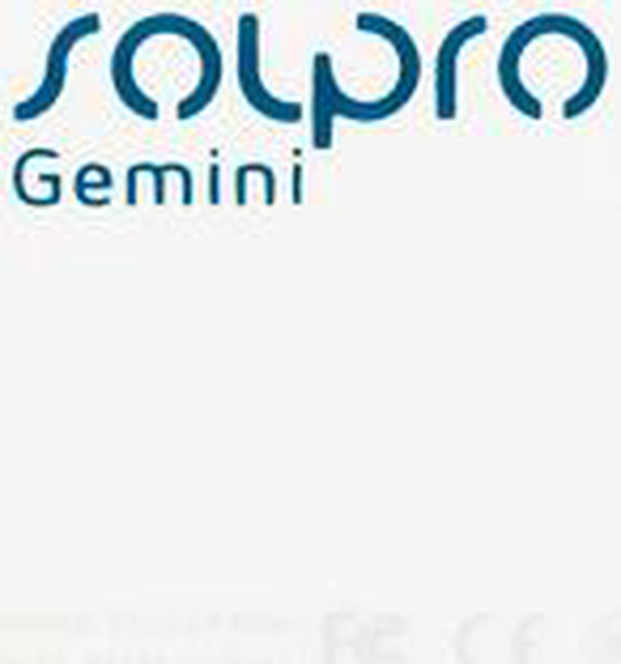 Alt view image 3 of 3 - Solpro SPGMN-WHT/BLE Gemini White / Blue Portable Solar Power Bank with Micro USB Cable
