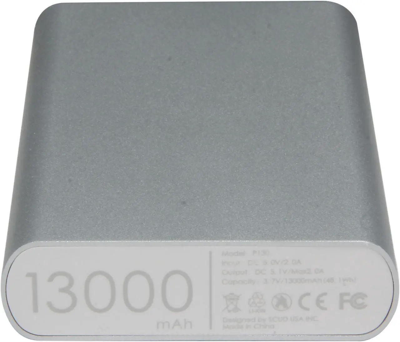 Alt view image 4 of 5 - FREMO P130 13000 mAh Power Bank External Battery Charger for iPhone, iPad Air, mini, Galaxy S5, Note, Galaxy Tab, Nexus, HTC One, One 2 (M8), PS Vita and other Smartphones and Tablets (made by SCUD)