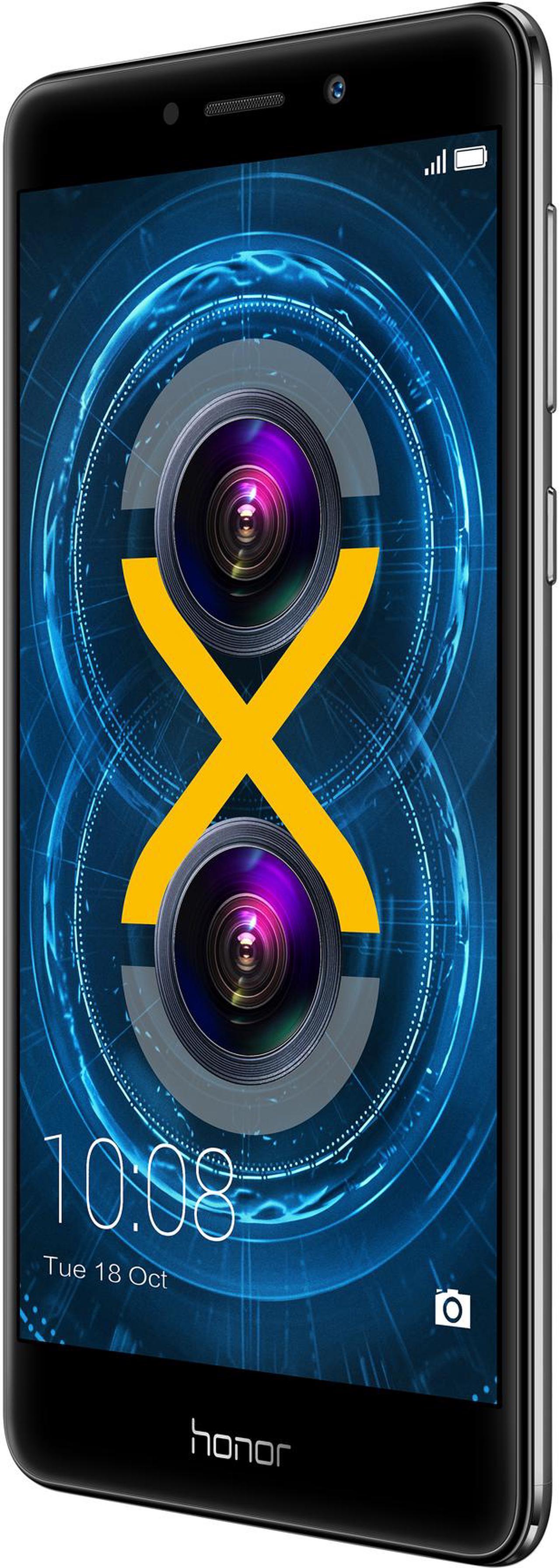 Main image of Huawei - Honor 6X,5.5-Inch, LTPS, 3GB RAM, 32GB Storage, Dual Camera, Unlocked Smartphone, US Warranty, Gray (51091BRM)