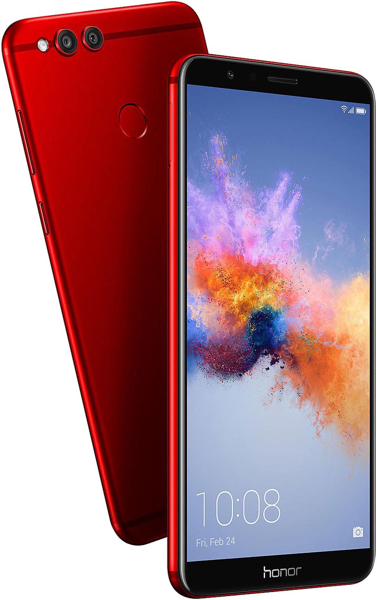 Main image of Honor 7X Unlocked Smartphone with Dual Camera (5.93" Red, 32GB Storage 3GB RAM) US Warranty
