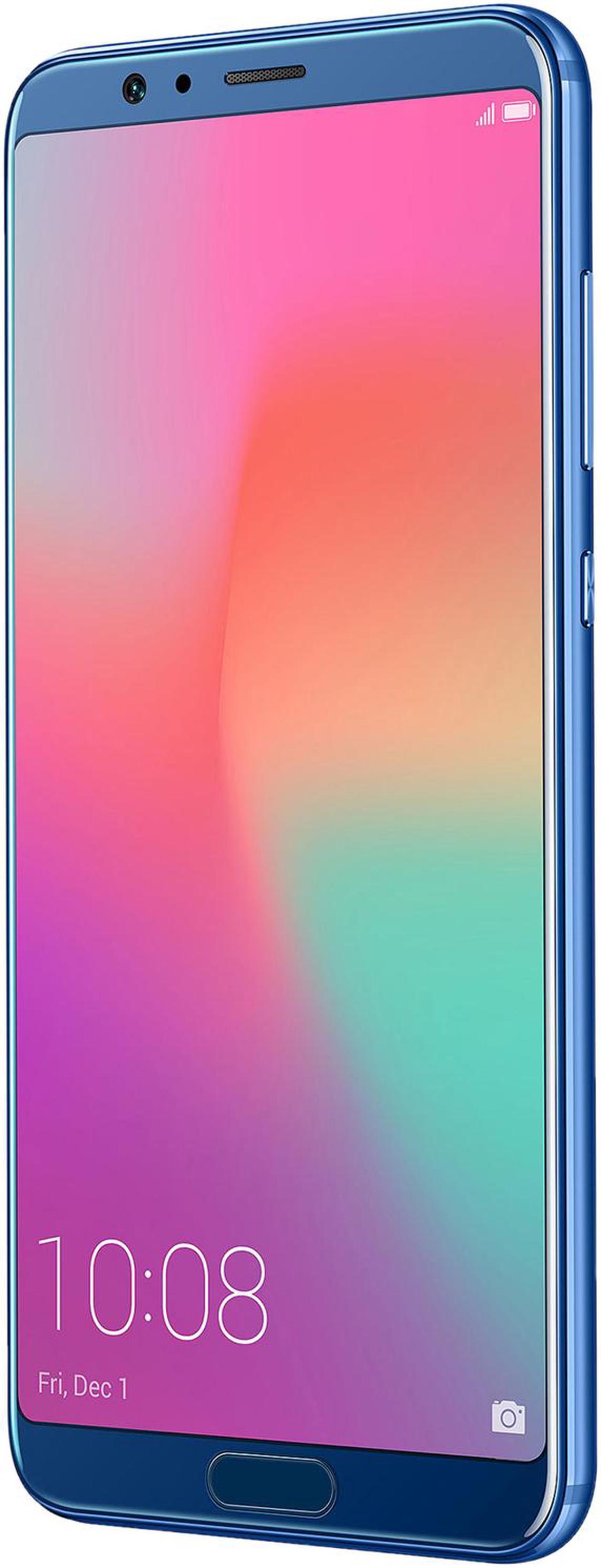 Alt view image 2 of 8 - Honor View 10 128GB 5.99" (No CDMA, GSM only) Factory Unlocked 4G/LTE Smartphone - Blue