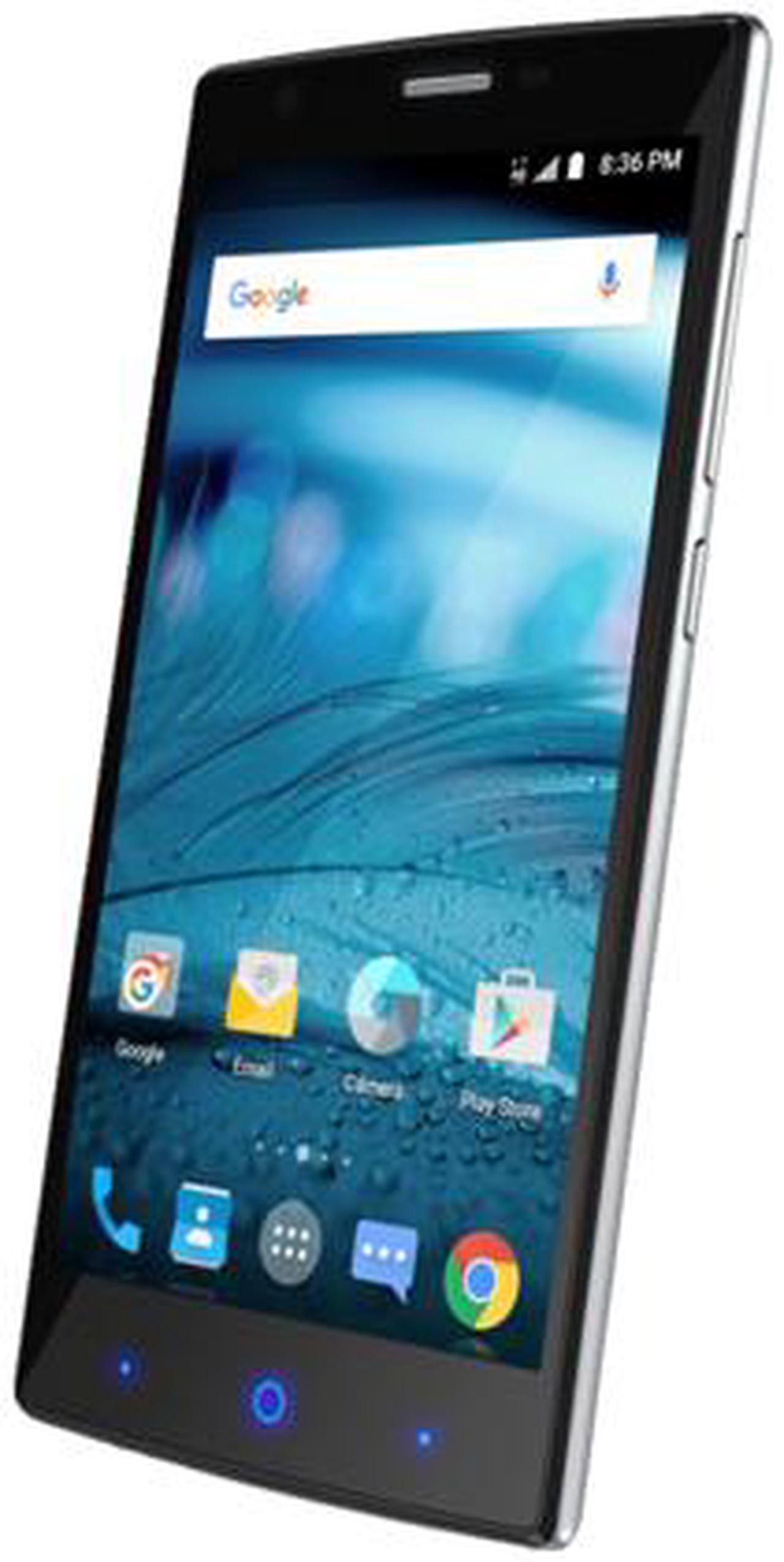 Alt view image 4 of 12 - ZTE ZMAX 2 (Z955A) 2GB RAM / 16GB ROM 4G LTE 5.5" HD Factory Unlocked Smart Phone - Titanium (North America Warranty)