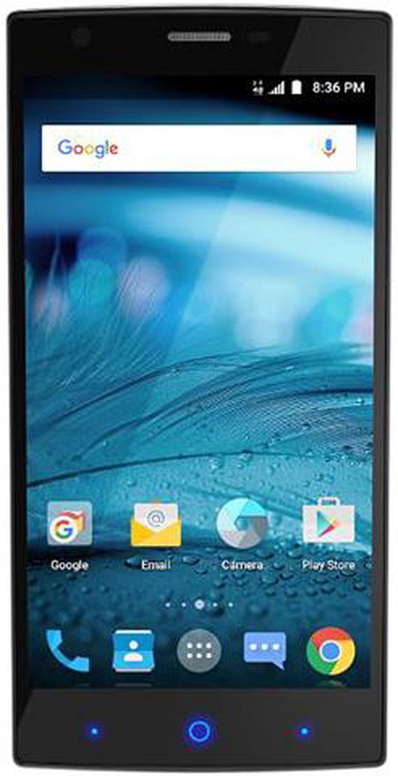 Main image of ZTE ZMAX 2 (Z955A) 2GB RAM / 16GB ROM 4G LTE 5.5" HD Factory Unlocked Smart Phone - Titanium (North America Warranty)