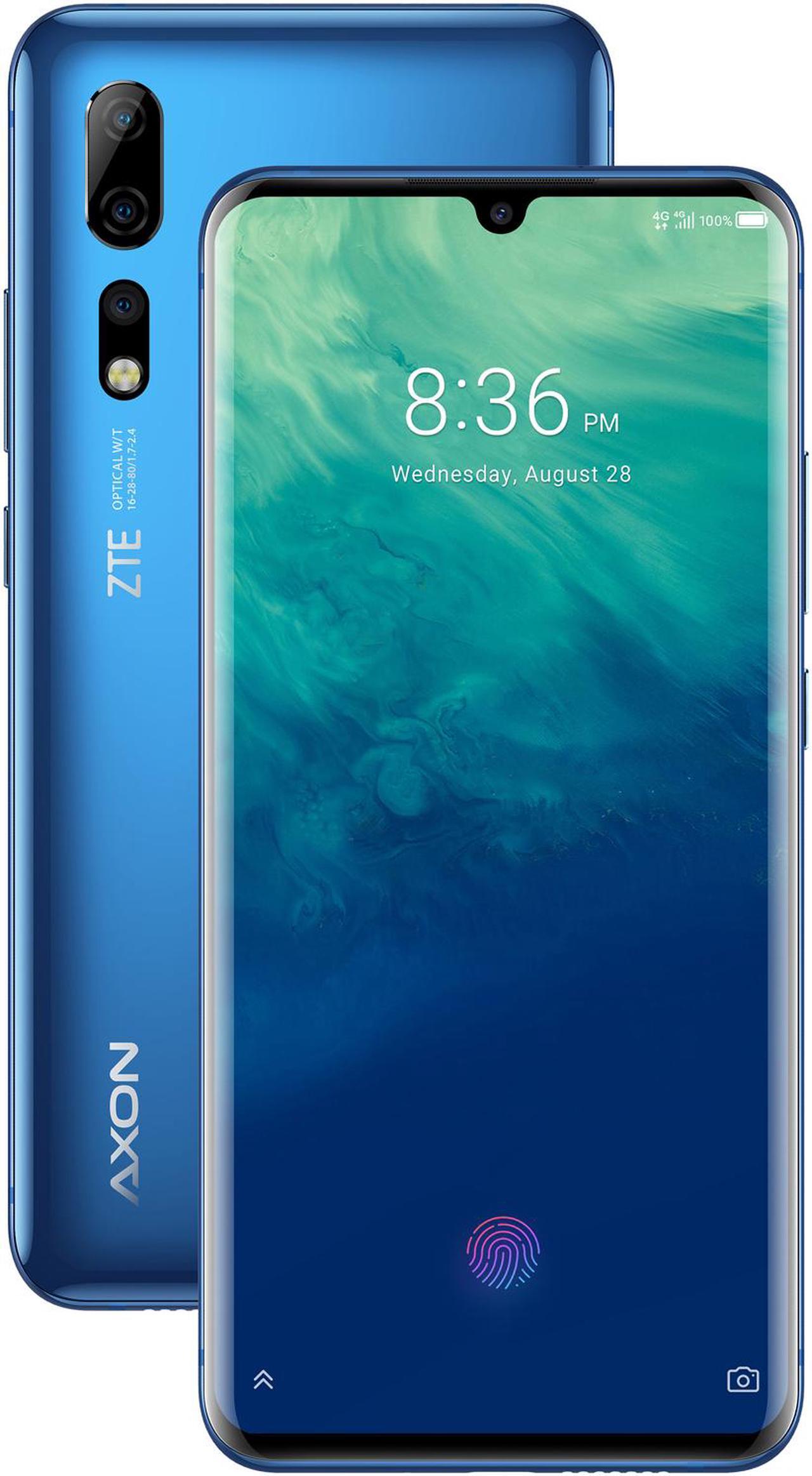 Alt view image 11 of 13 - ZTE Axon 10 Pro Flagship Unlocked Phone with 8G+256G Memory, Qualcomm Snapdragon 855 Chipset, Beautifully Designed Quad-Curved 6.47" AMOLED Display / Wireless Charging